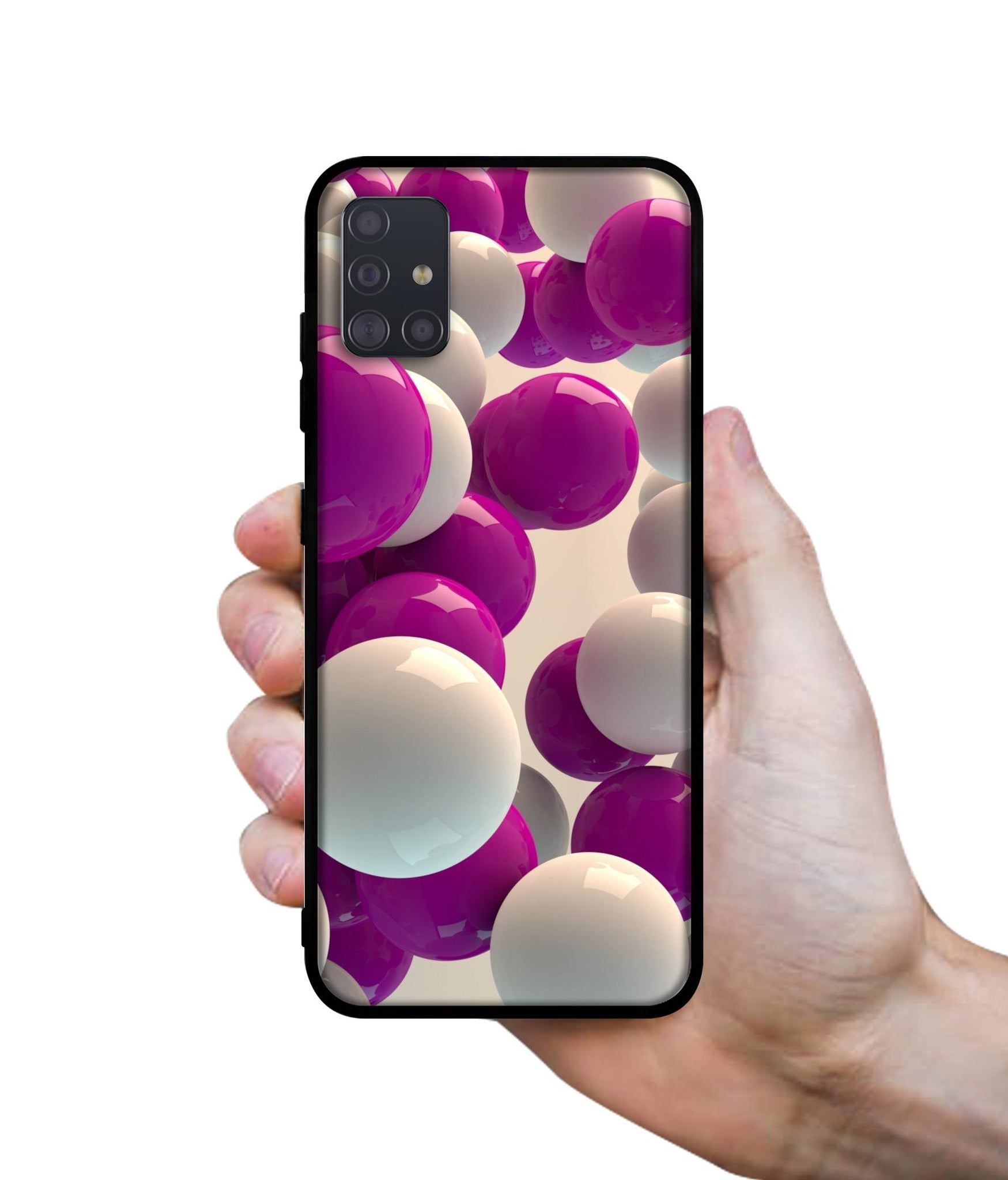 3D Balloons Designer 2D Printed Back Case Cover for Samsung Galaxy A51 4G