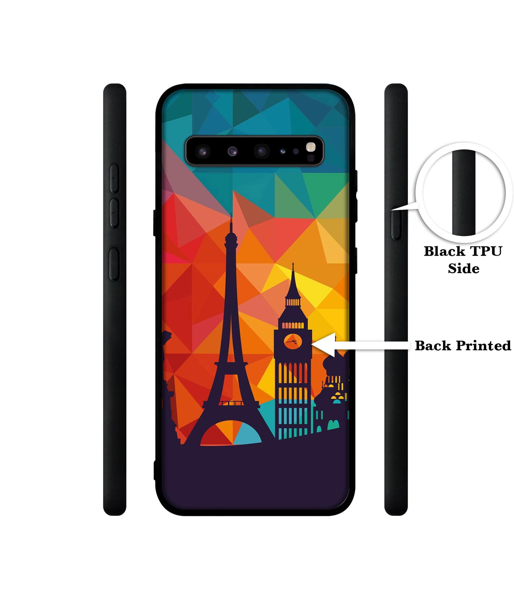 Colored Paris Designer 2D Printed Back Case Cover for Samsung Galaxy S10 5G
