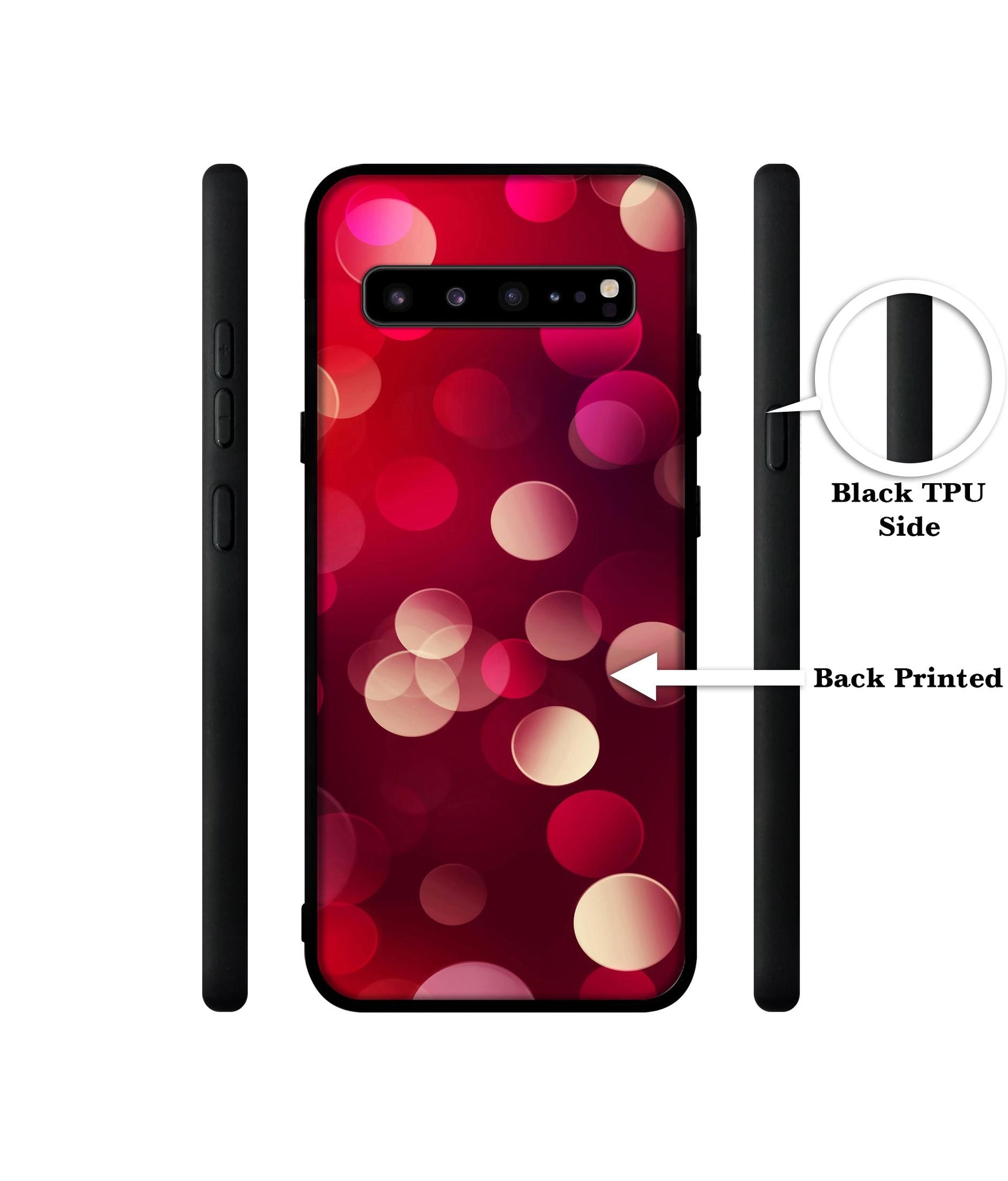 3D Circles Designer 2D Printed Back Case Cover for Samsung Galaxy S10 5G
