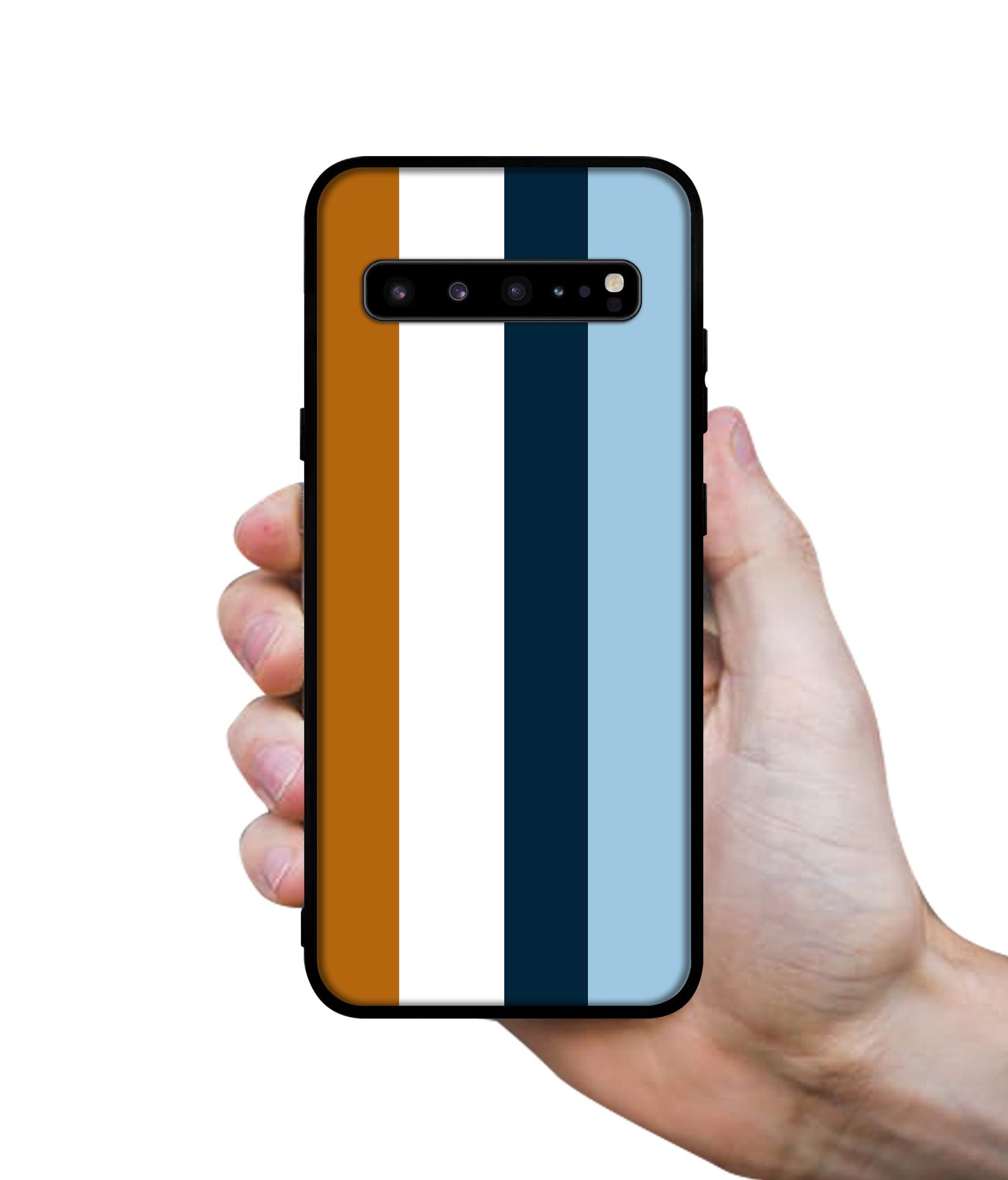 Color Stripes Designer 2D Printed Back Case Cover for Samsung Galaxy S10 5G