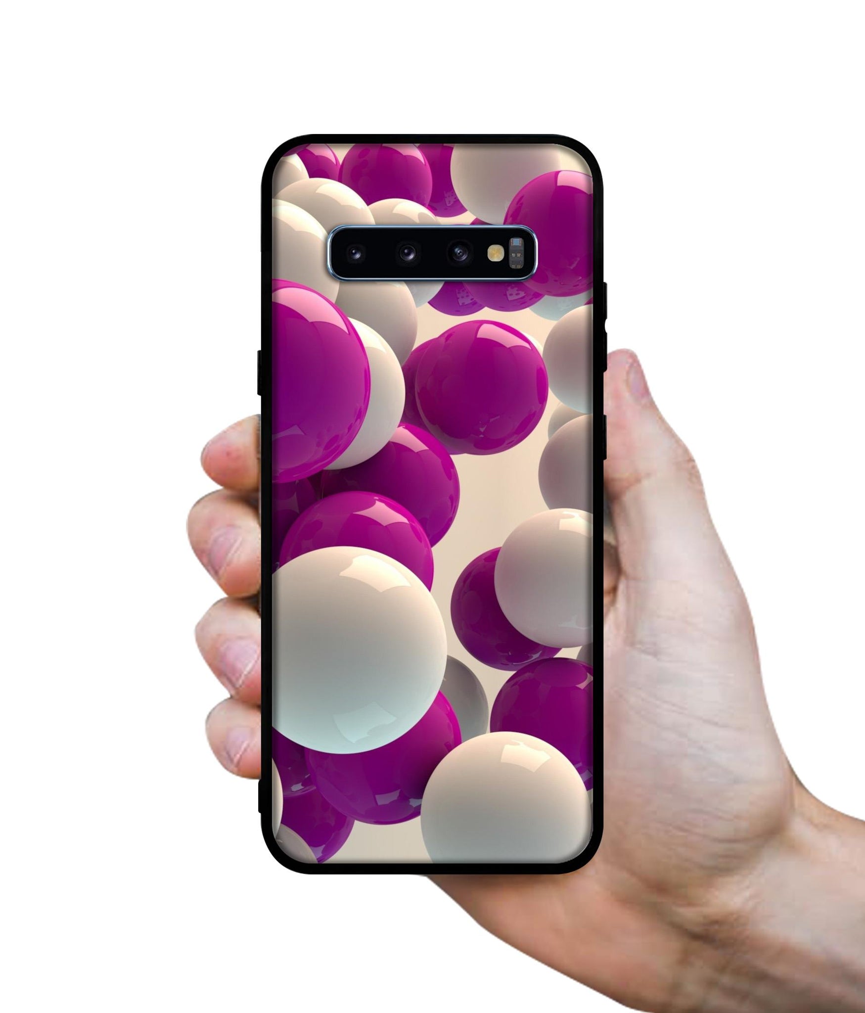 3D Balloons Designer 2D Printed Back Case Cover for Samsung Galaxy S10 Plus 4G