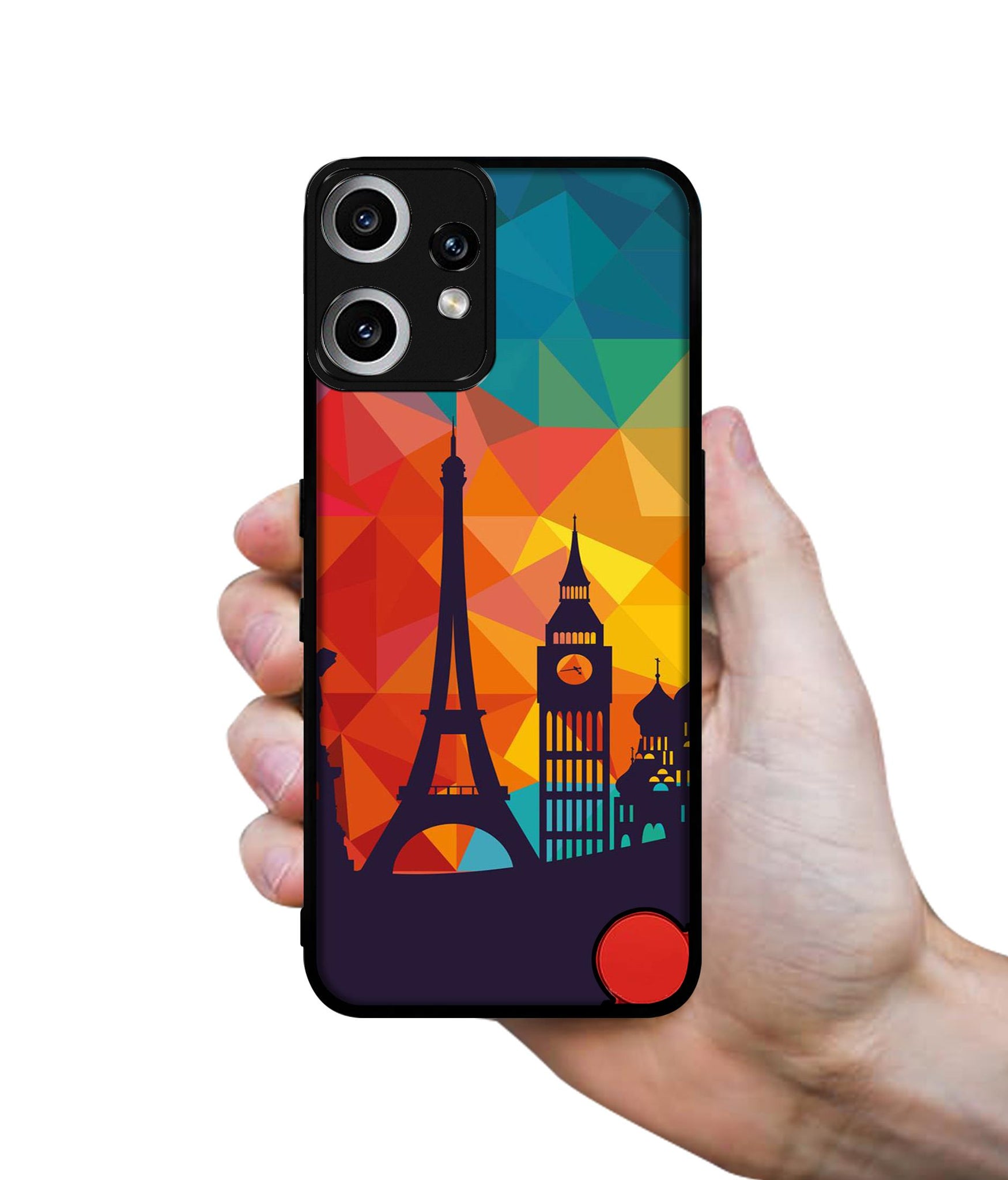 Colored Paris Designer 2D Printed Back Case Cover for CMF by Nothing Phone 2 Pro 5G