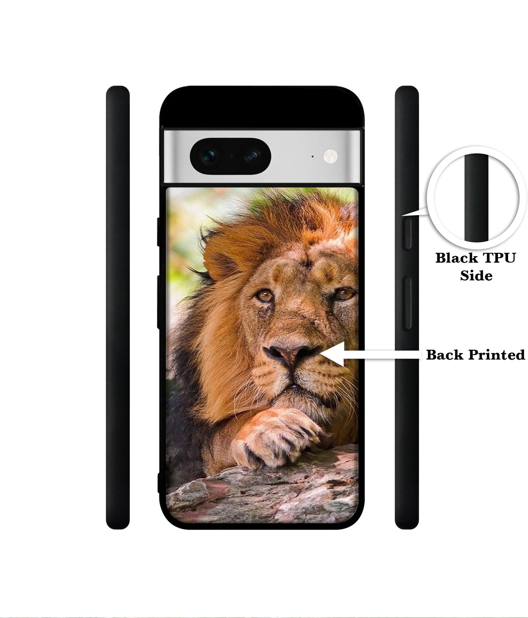 Tiger Pattern Print Designer 2D Printed Back Case Cover for Google Pixel 7 5G
