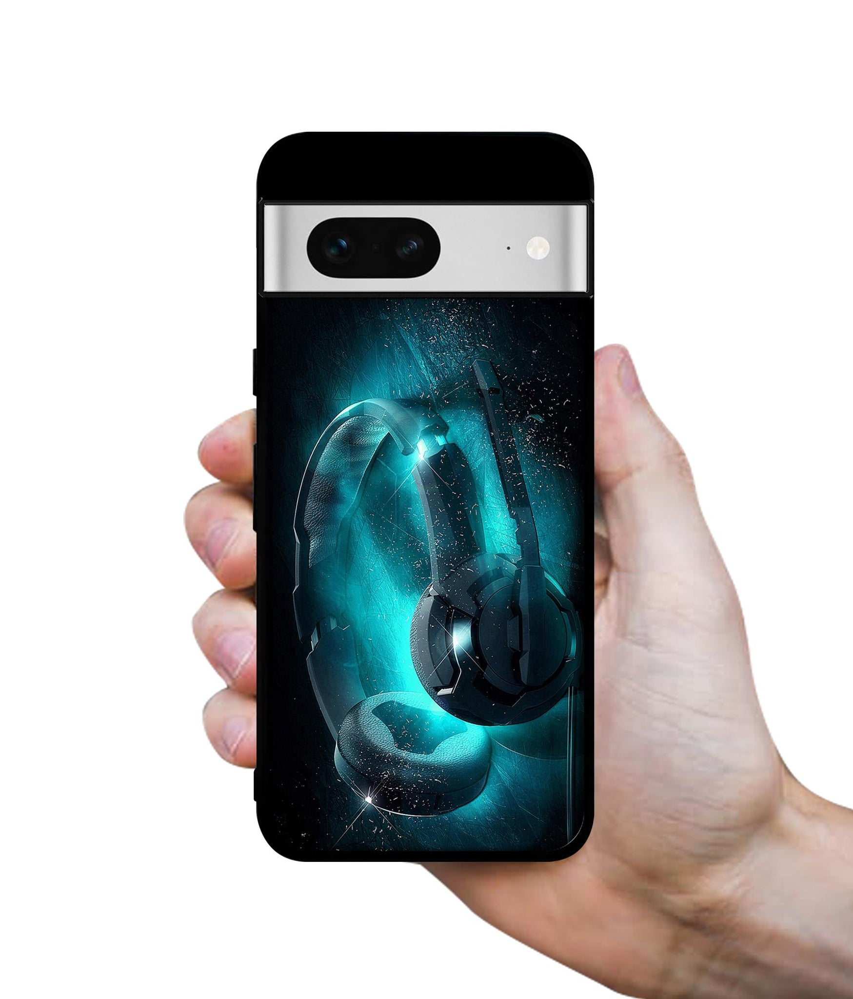 Cool Headphone Designer 2D Printed Back Case Cover for Google Pixel 7 5G