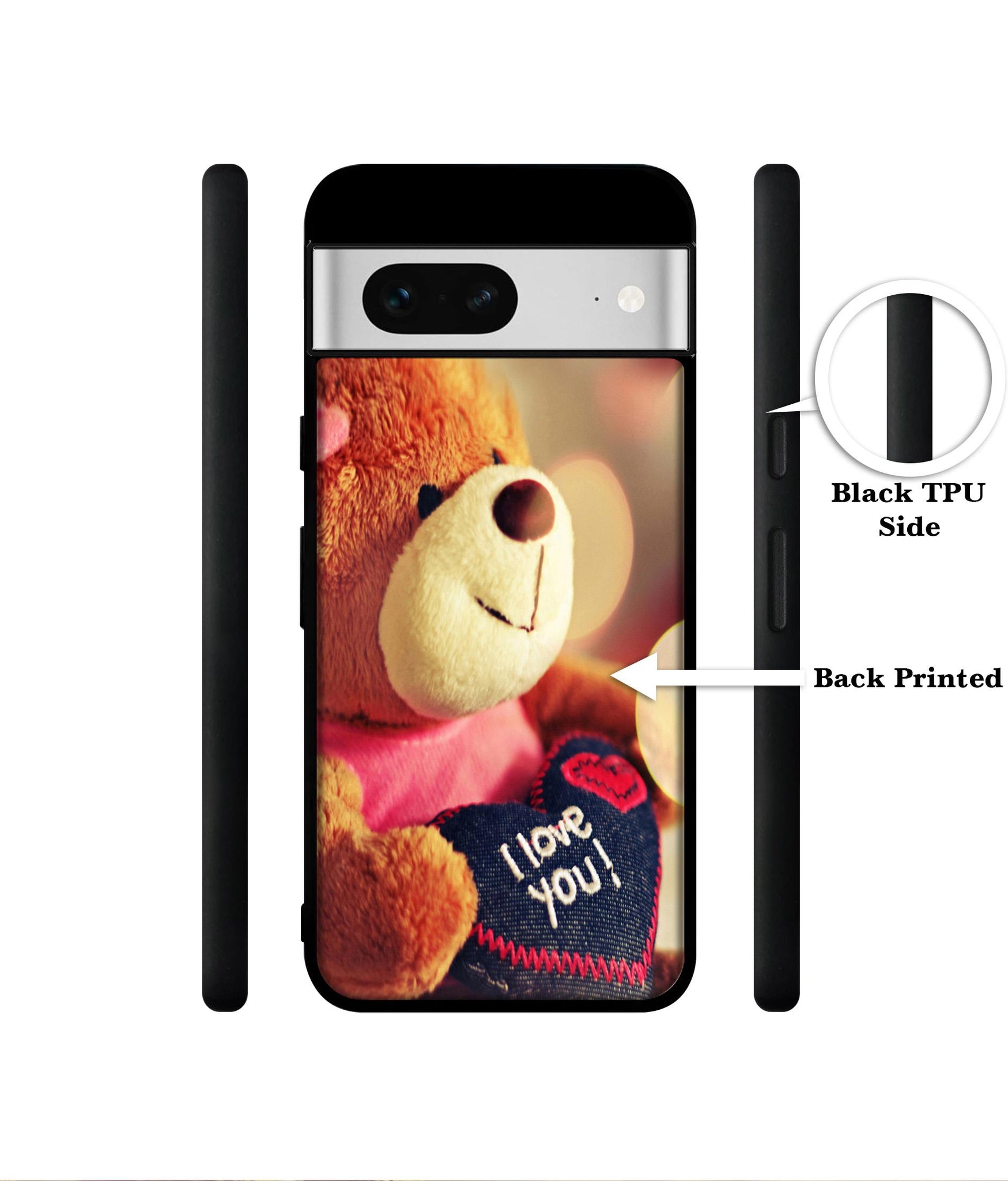 Teddy Bear Designer 2D Printed Back Case Cover for Google Pixel 7 5G