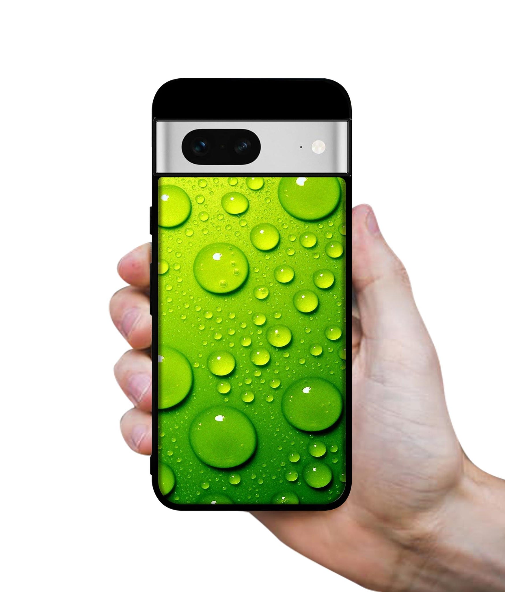 Green Bubbles Designer 2D Printed Back Case Cover for Google Pixel 7 5G
