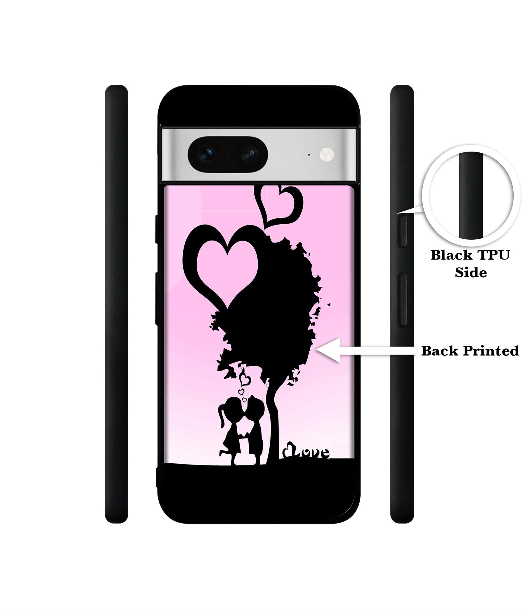 Sweet Love Designer 2D Printed Back Case Cover for Google Pixel 7 5G