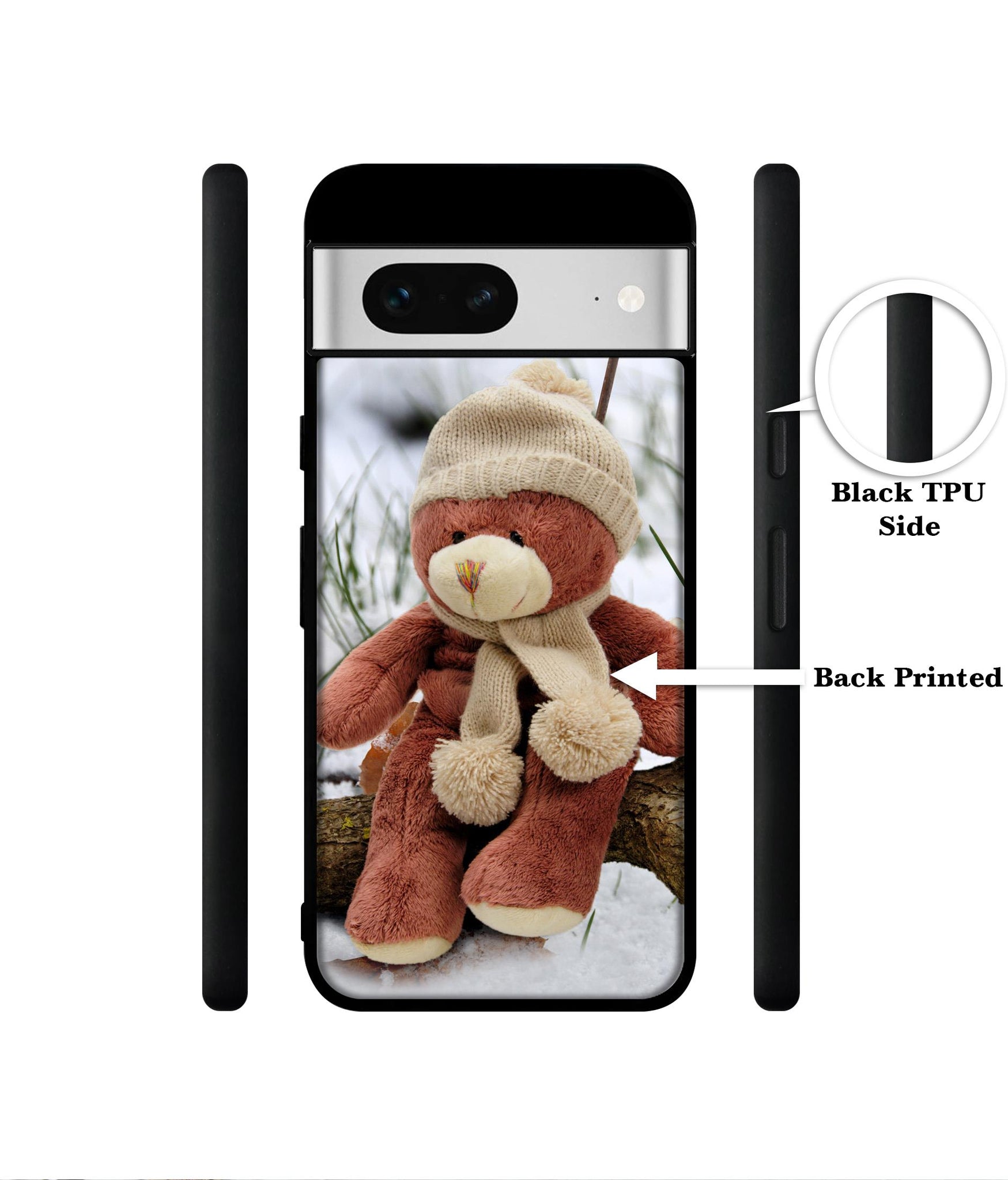 Woolen Bear Designer 2D Printed Back Case Cover for Google Pixel 7 5G