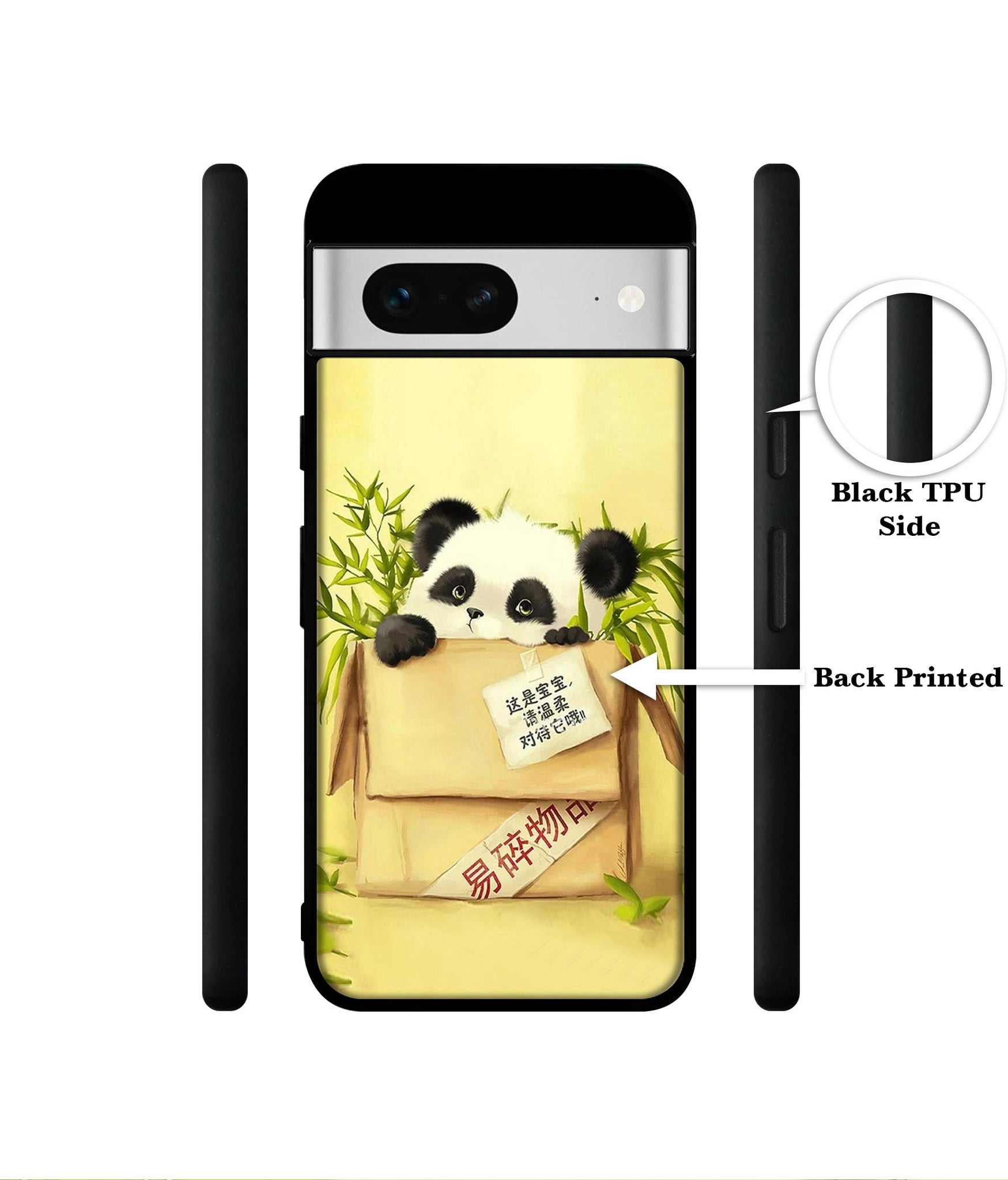 Panda In Box Designer 2D Printed Back Case Cover for Google Pixel 7 5G