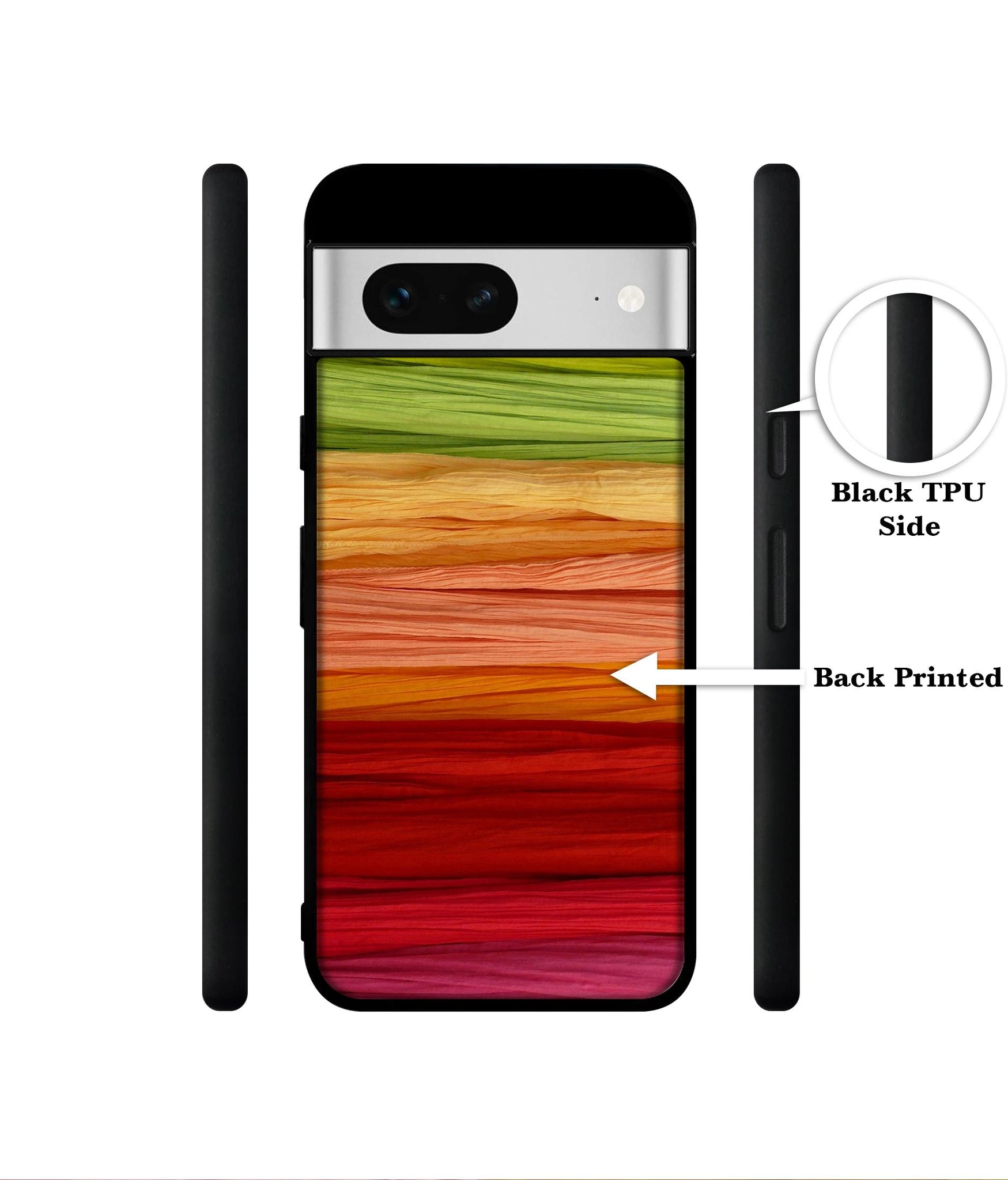 Colorful Thread Designer 2D Printed Back Case Cover for Google Pixel 7 5G
