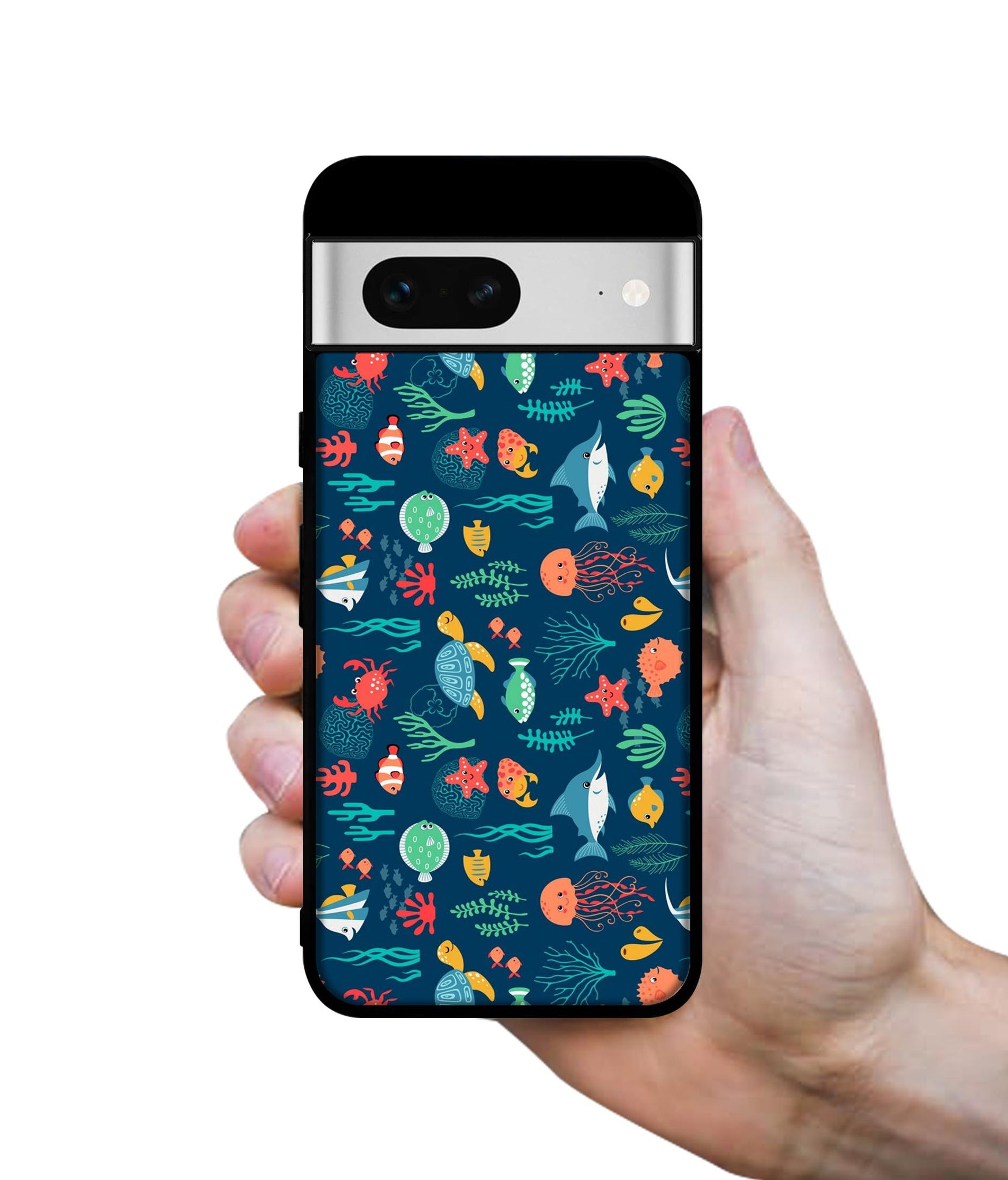 Aquarium Texture Designer 2D Printed Back Case Cover for Google Pixel 7 5G