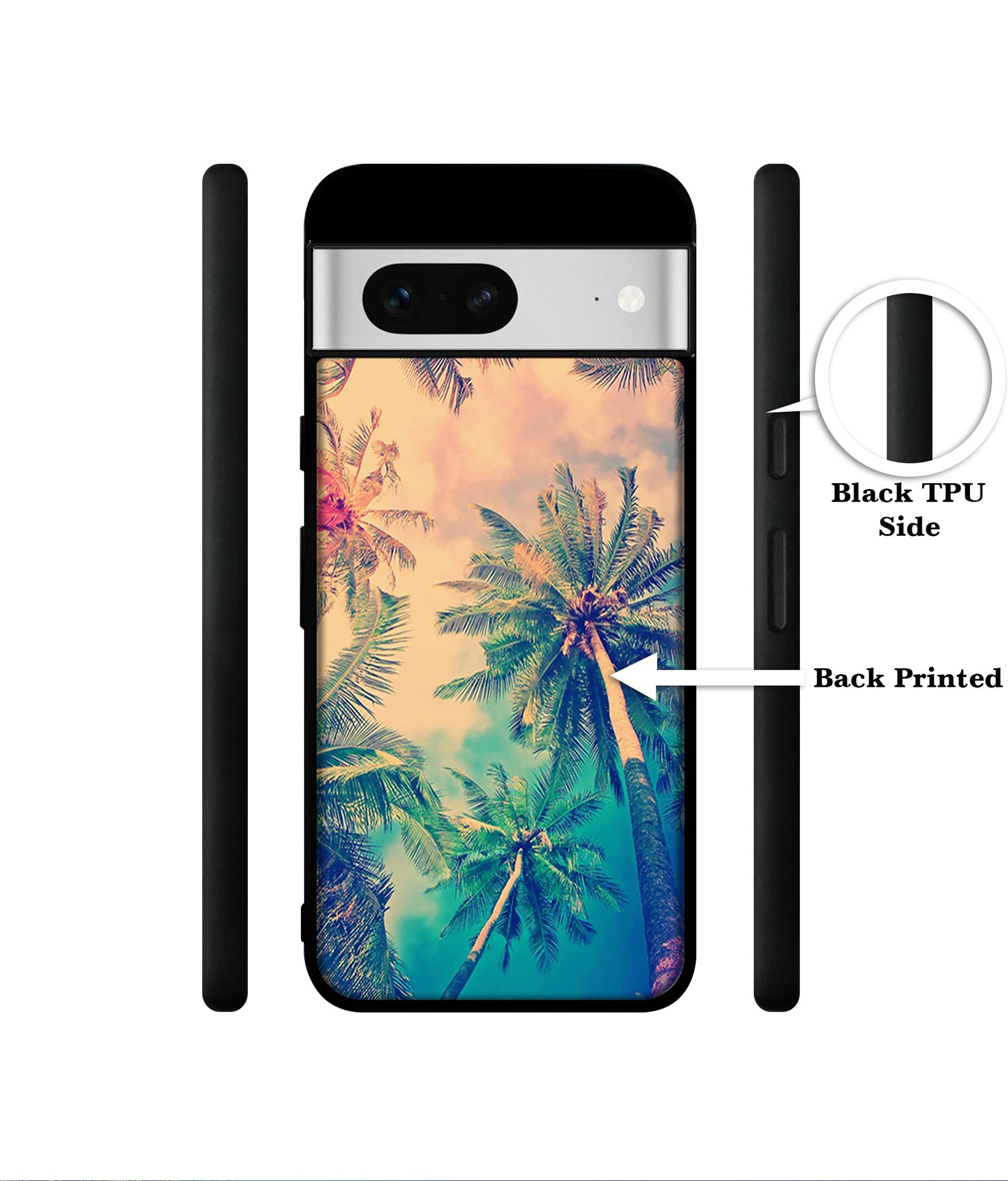 Trees Designer 2D Printed Back Case Cover for Google Pixel 7 5G