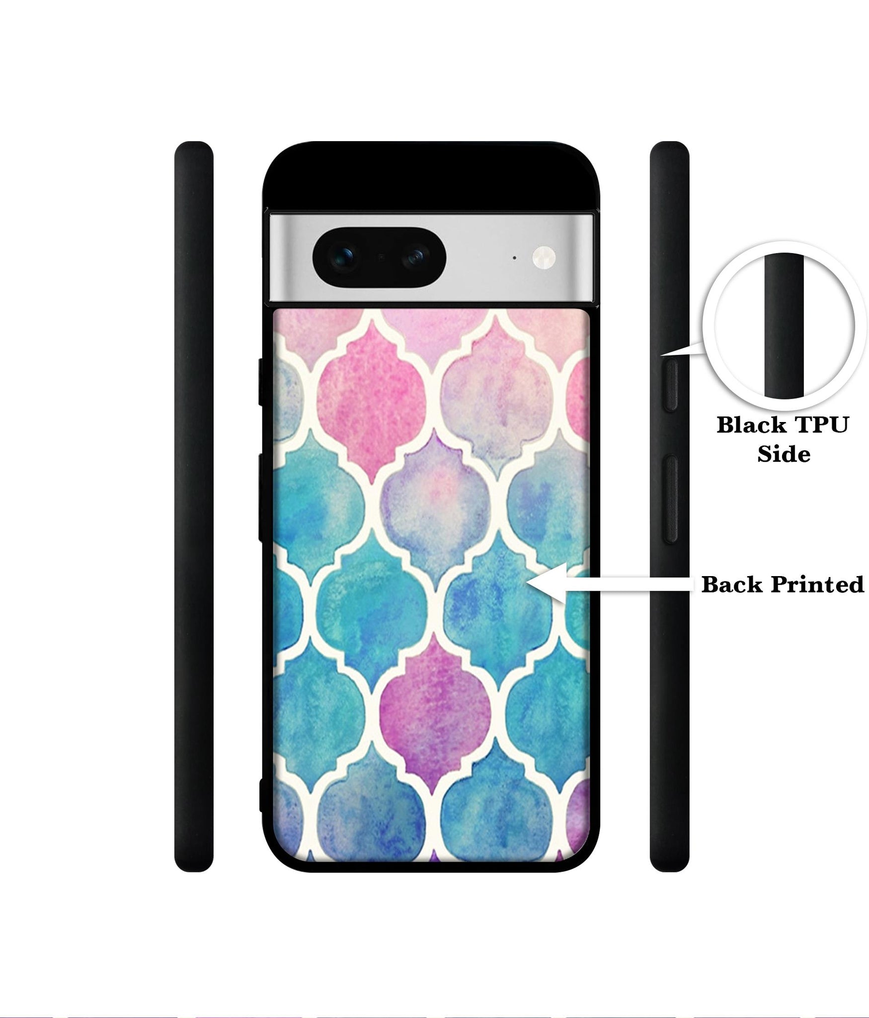 Patterns Art Designer 2D Printed Back Case Cover for Google Pixel 7 5G
