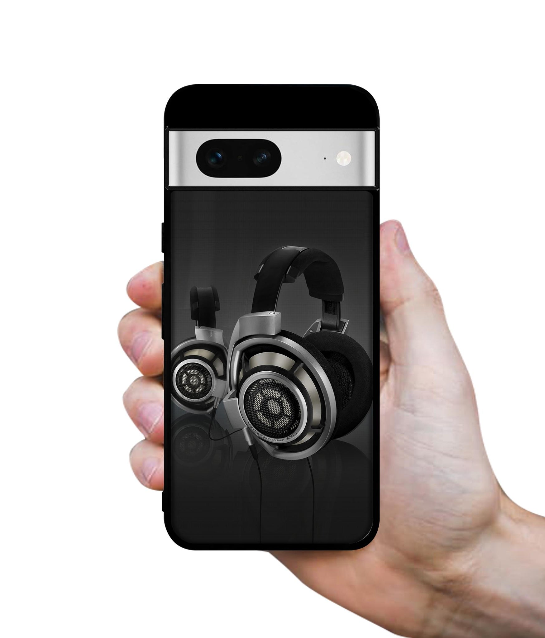 Head Phone Designer 2D Printed Back Case Cover for Google Pixel 7 5G