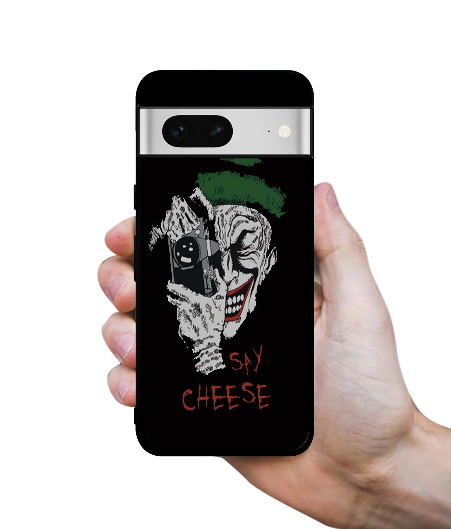 Joker Say Cheese Designer 2D Printed Back Case Cover for Google Pixel 7 5G