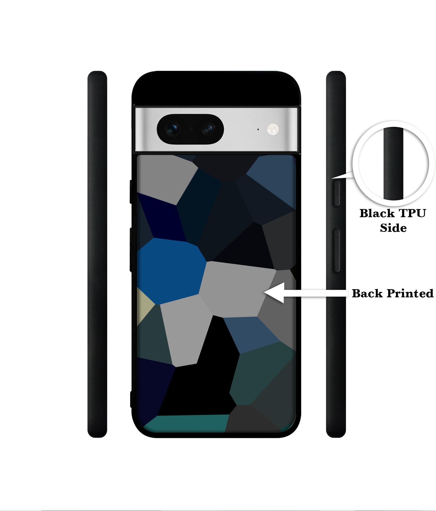 Mathematical Shape Designer 2D Printed Back Case Cover for Google Pixel 7 5G