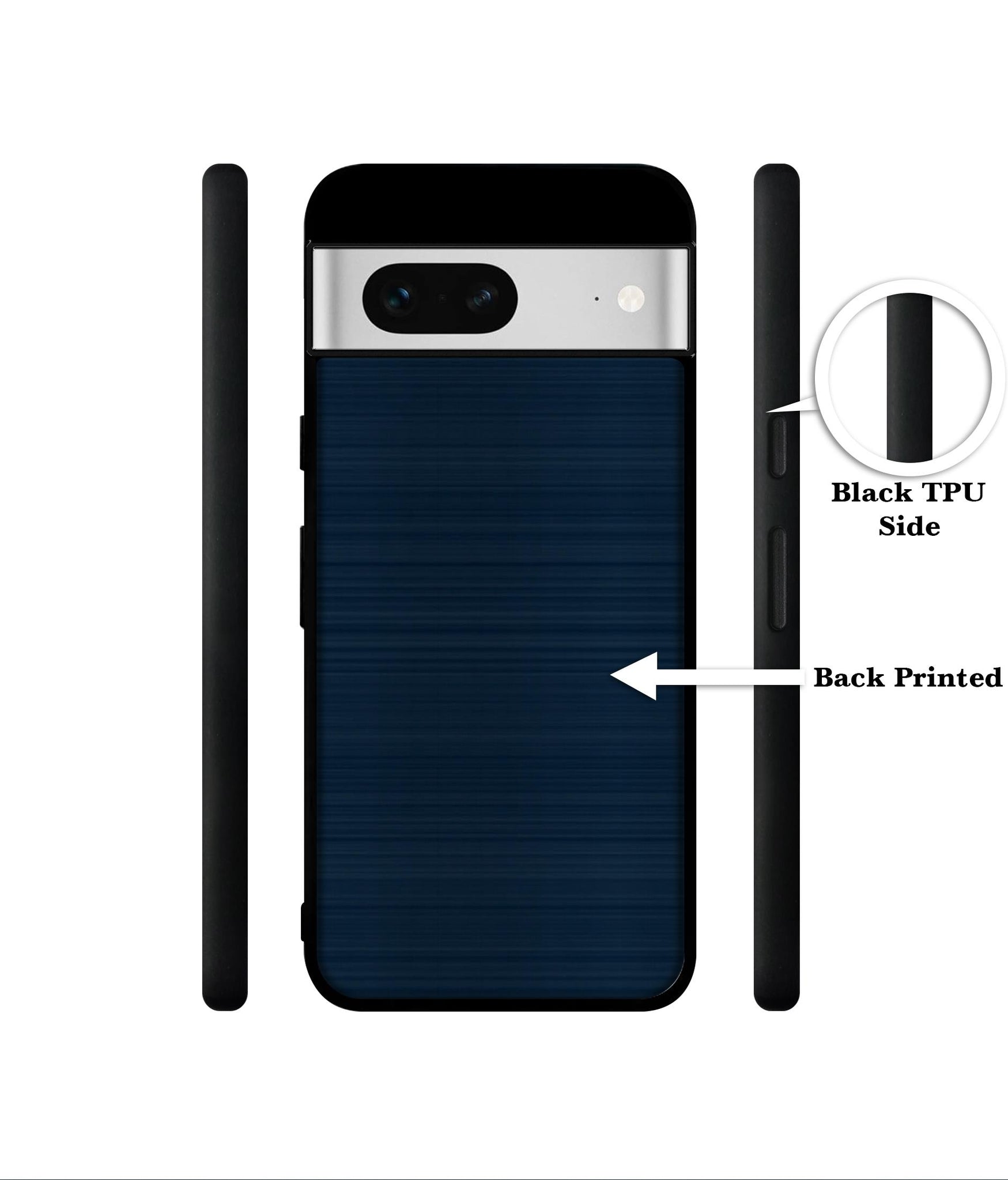 Blue Line Designer 2D Printed Back Case Cover for Google Pixel 7 5G