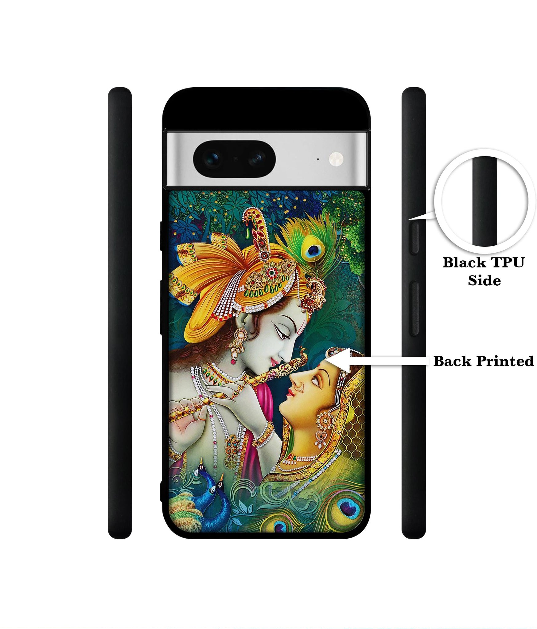 Radha Kishan Love Designer 2D Printed Back Case Cover for Google Pixel 7 5G