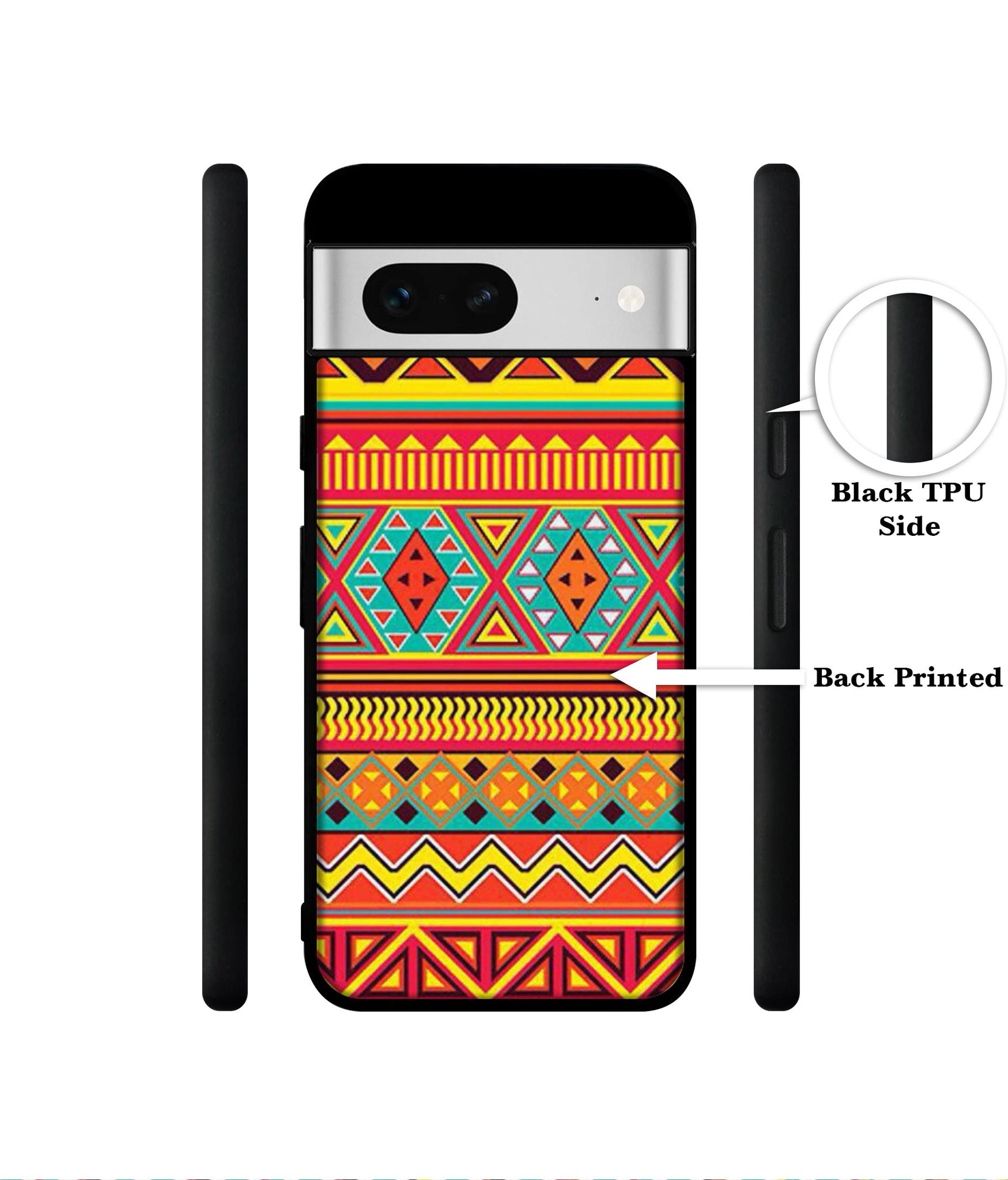 Artistic Rangoli Designer 2D Printed Back Case Cover for Google Pixel 7 5G