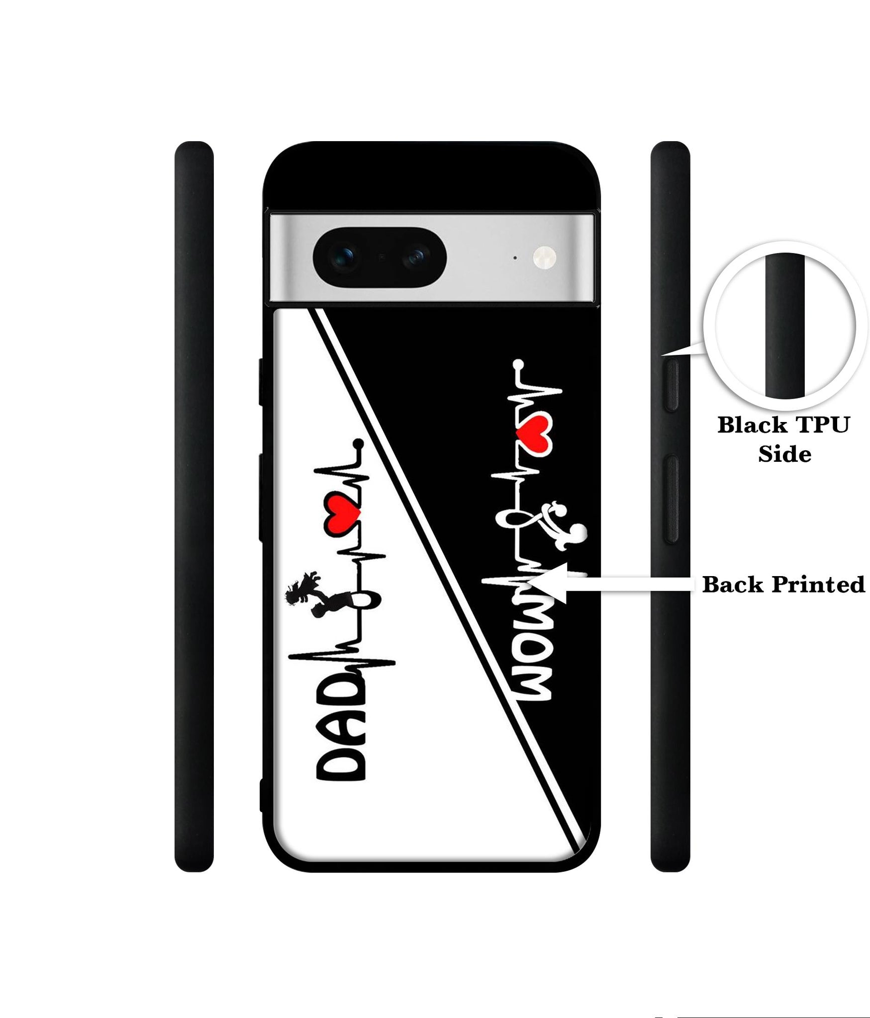 Mom and Dad Lover Designer 2D Printed Back Case Cover for Google Pixel 7 5G