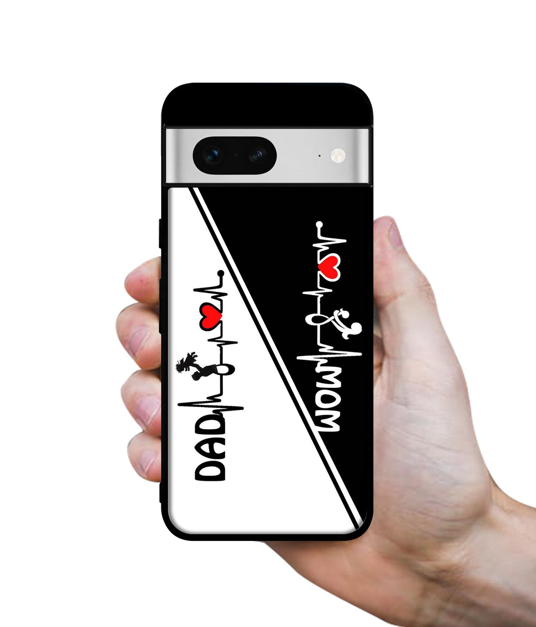 Mom and Dad Lover Designer 2D Printed Back Case Cover for Google Pixel 7 5G