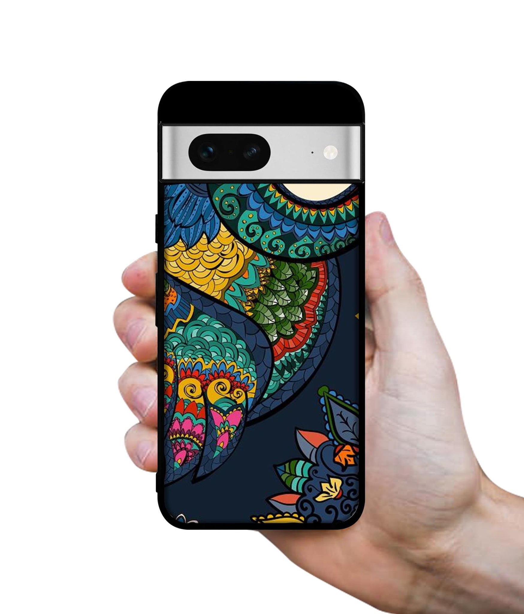 Owl Illustration Designer 2D Printed Back Case Cover for Google Pixel 7 5G