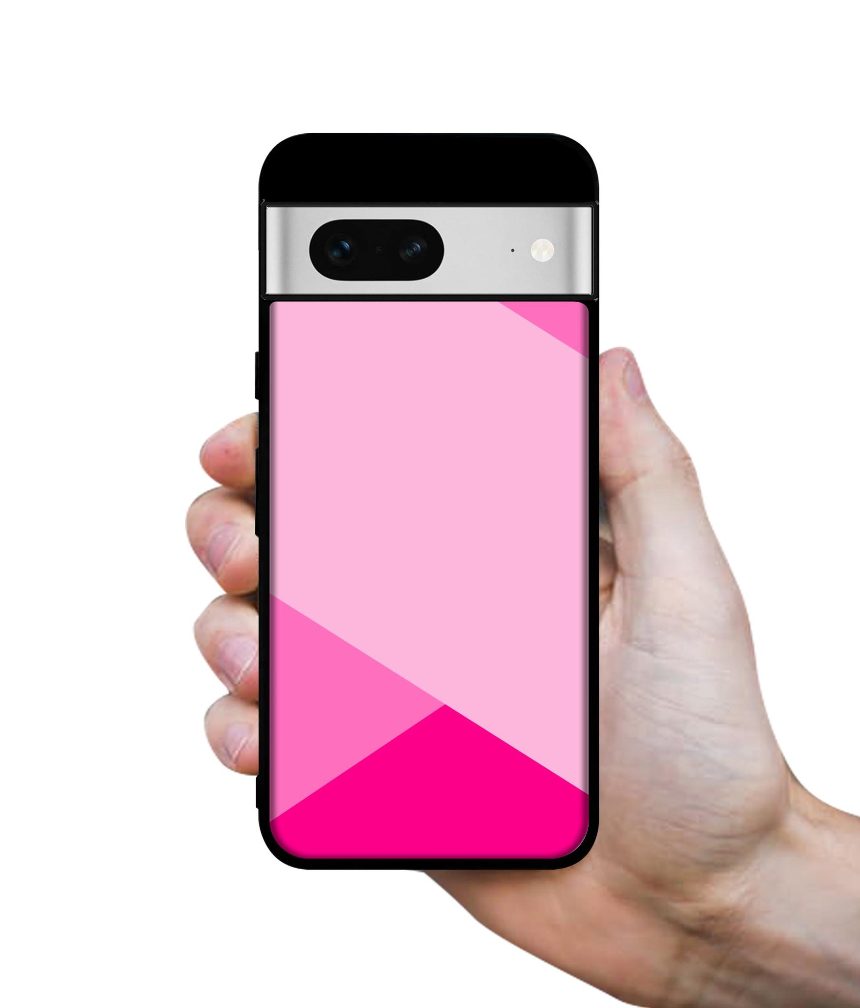 Pink Cross Vector Designer 2D Printed Back Case Cover for Google Pixel 7 5G