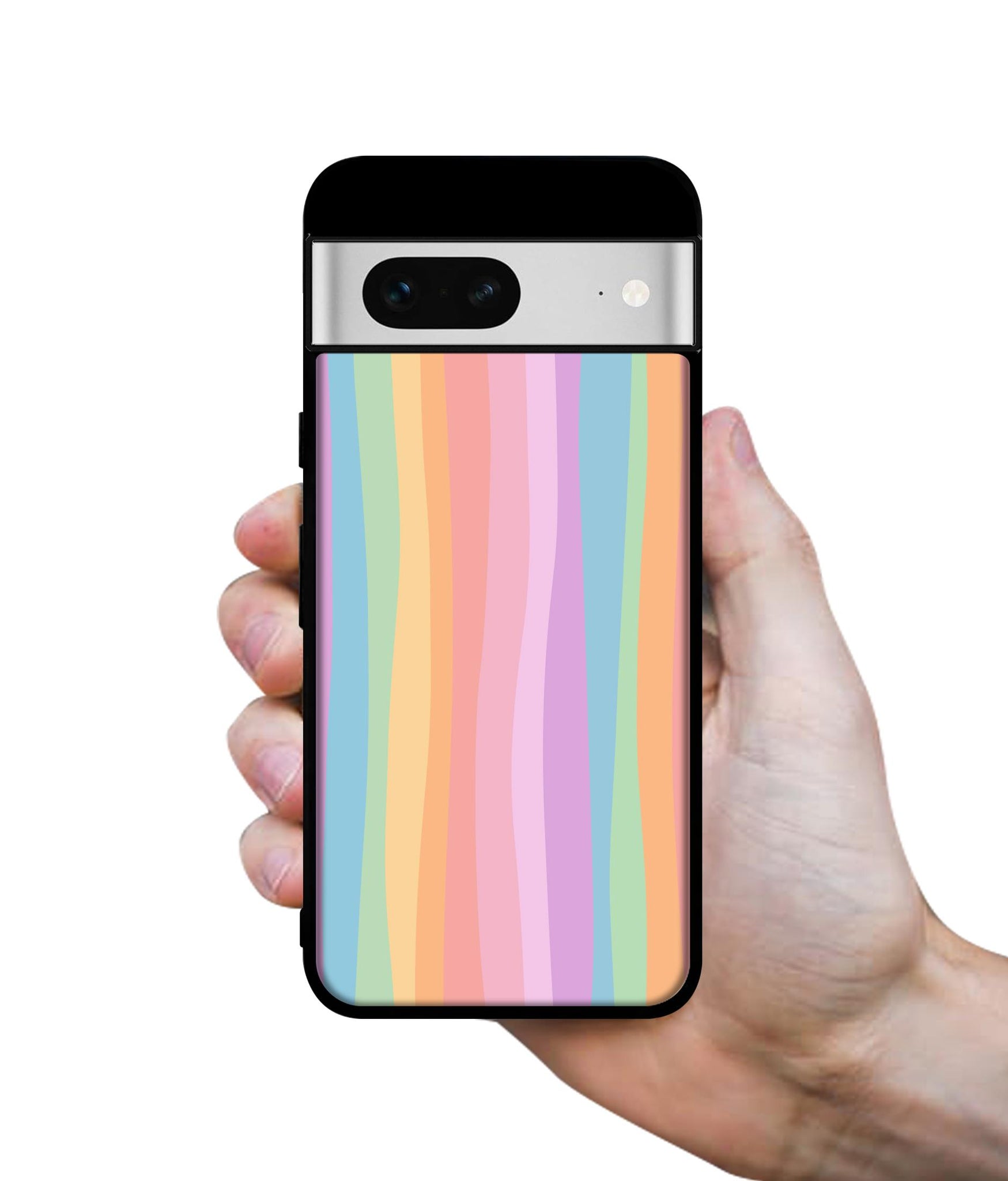 Cool Rainbow Designer 2D Printed Back Case Cover for Google Pixel 7 5G