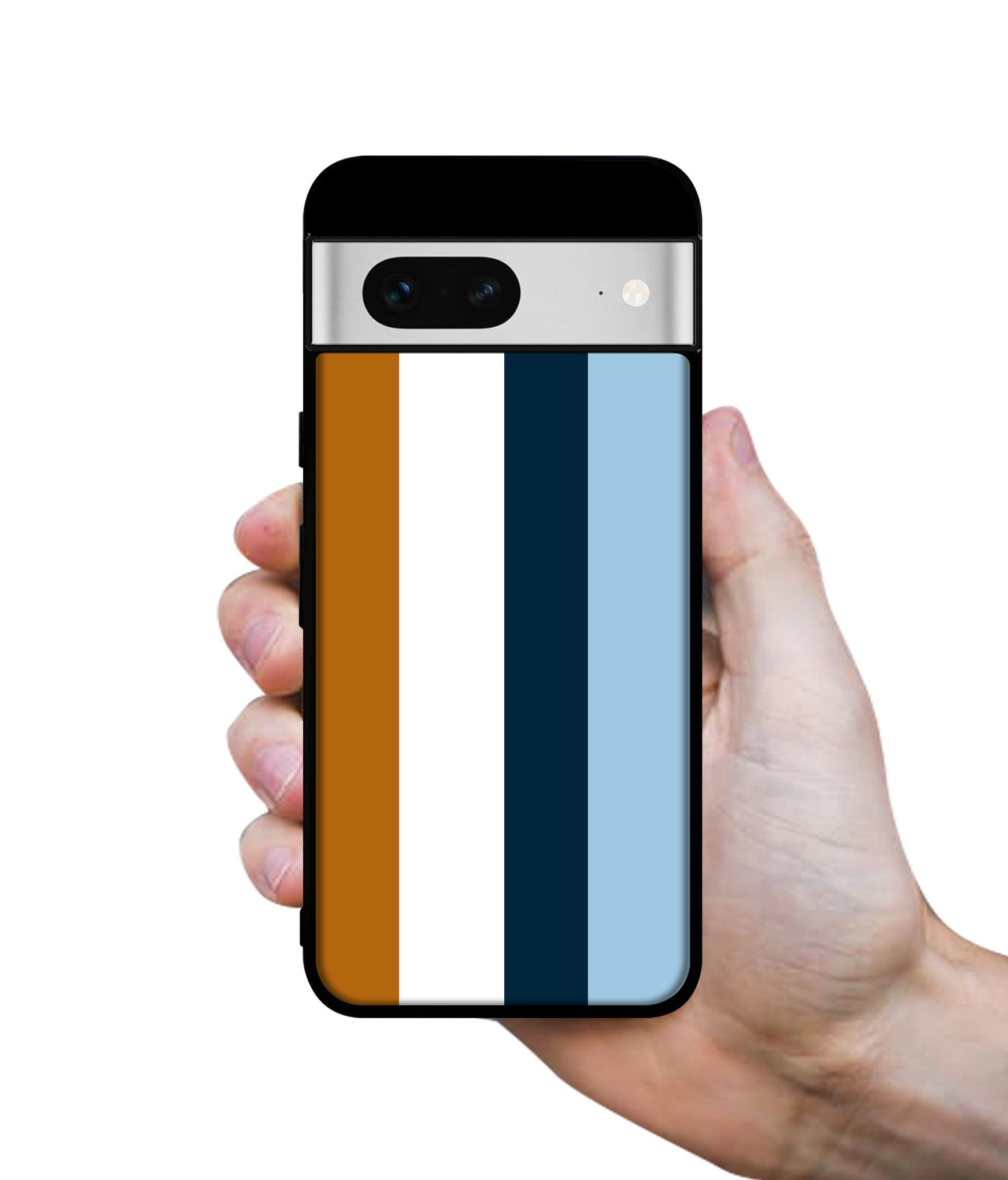Color Stripes Designer 2D Printed Back Case Cover for Google Pixel 7 5G