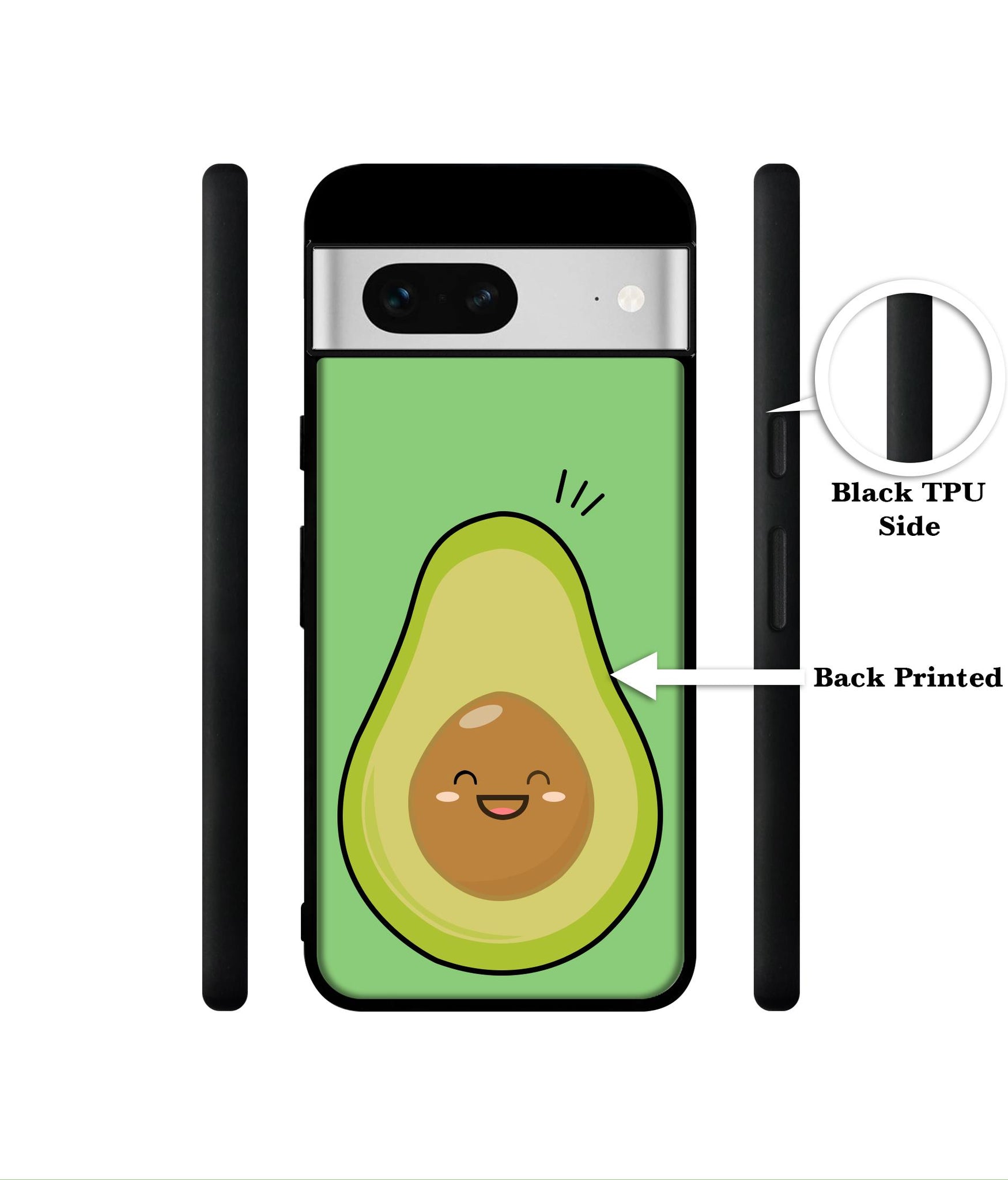 Avocados Designer 2D Printed Back Case Cover for Google Pixel 7 5G