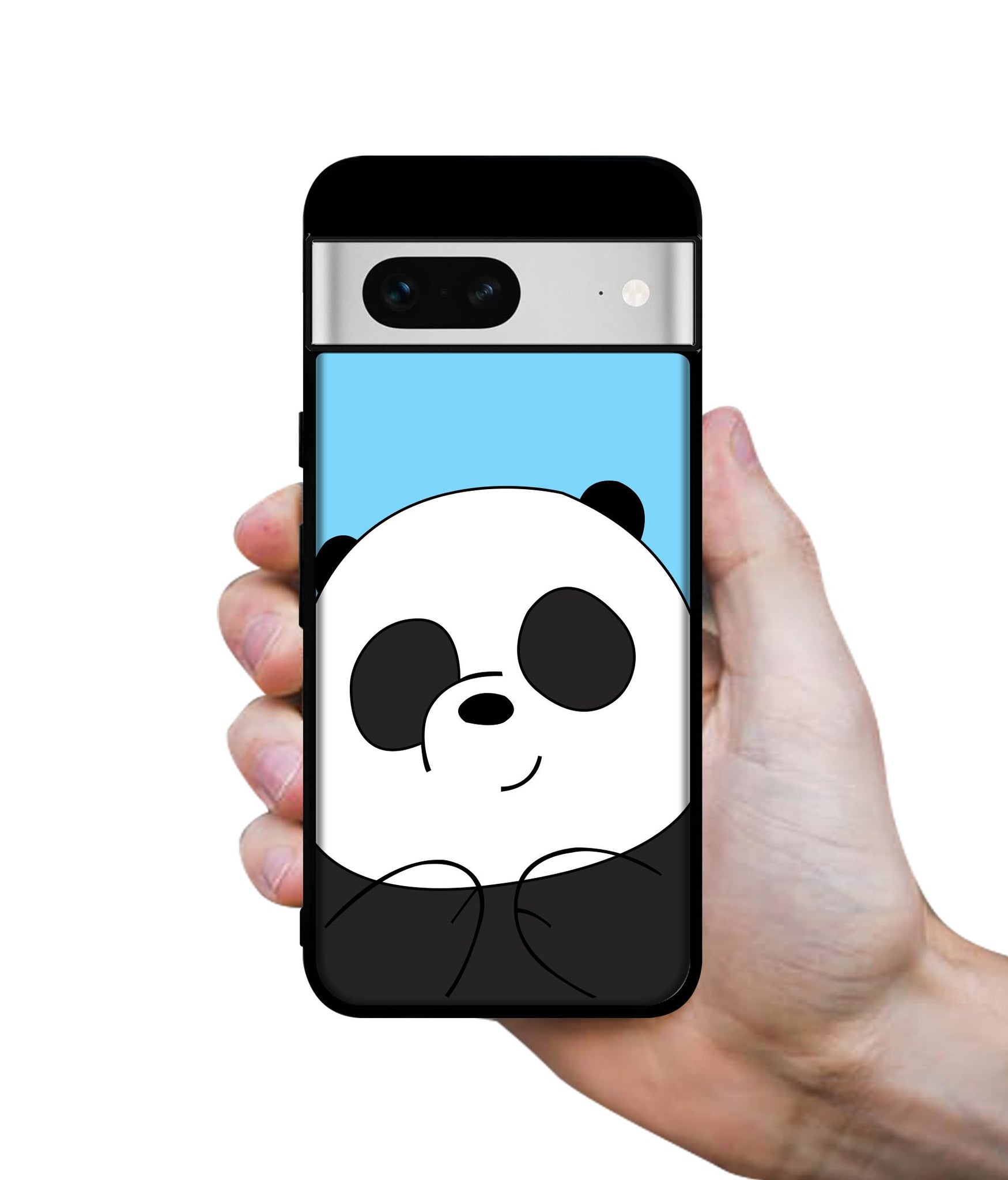 Cute Panda Designer 2D Printed Back Case Cover for Google Pixel 7 5G