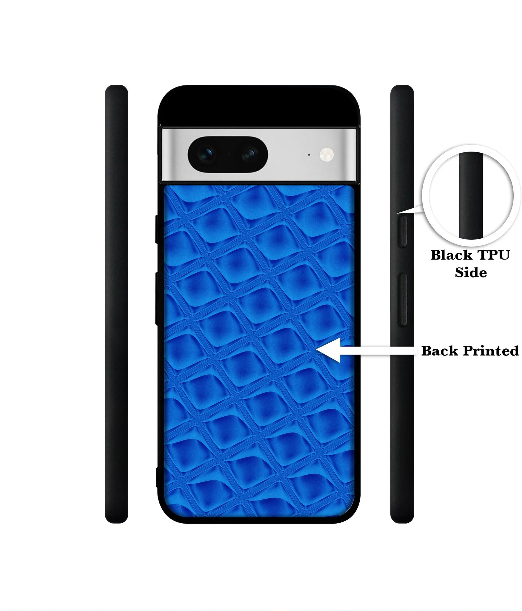 Blue Diamond Designer 2D Printed Back Case Cover for Google Pixel 7 5G