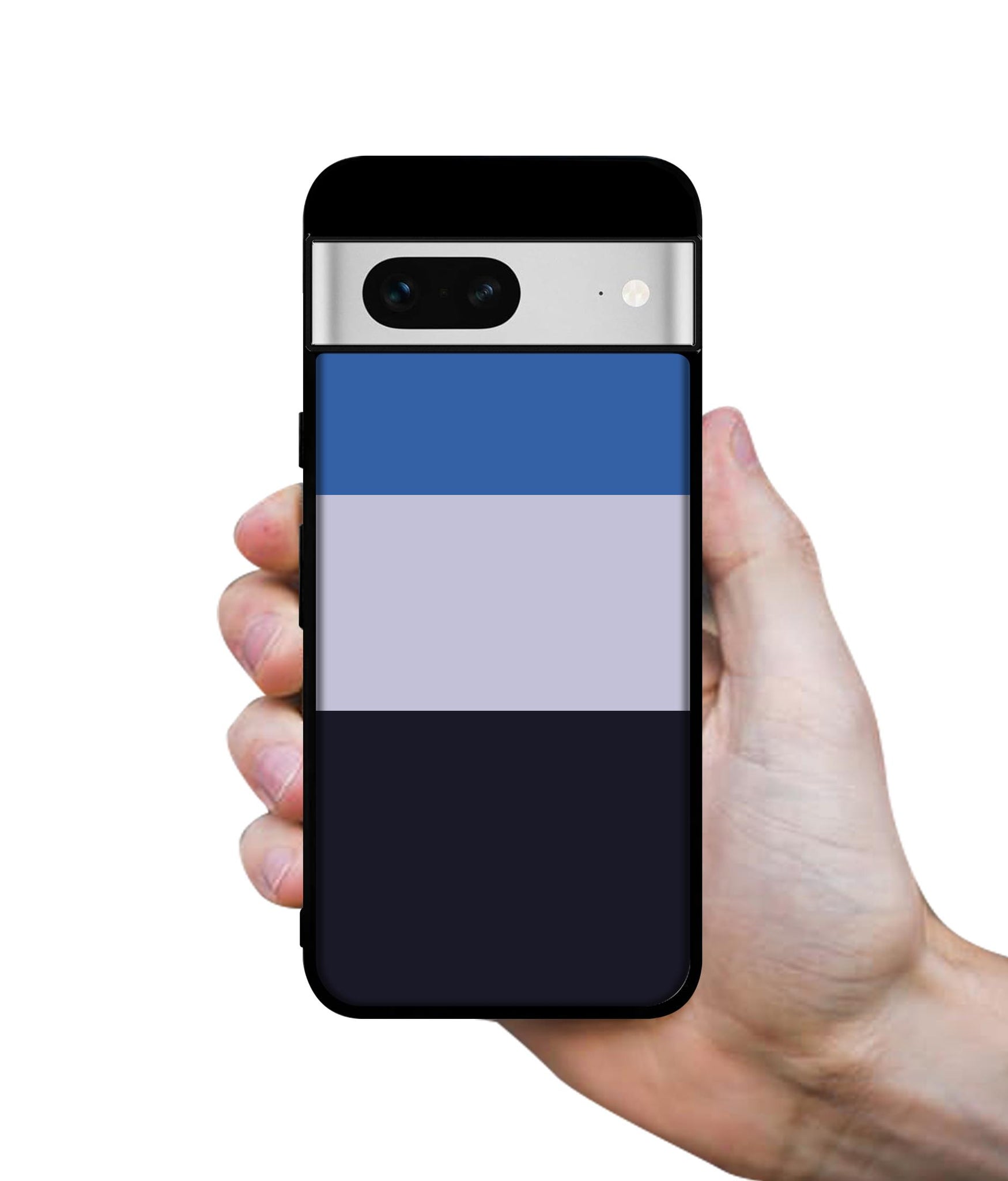 Three Color Stripes Designer 2D Printed Back Case Cover for Google Pixel 7 5G