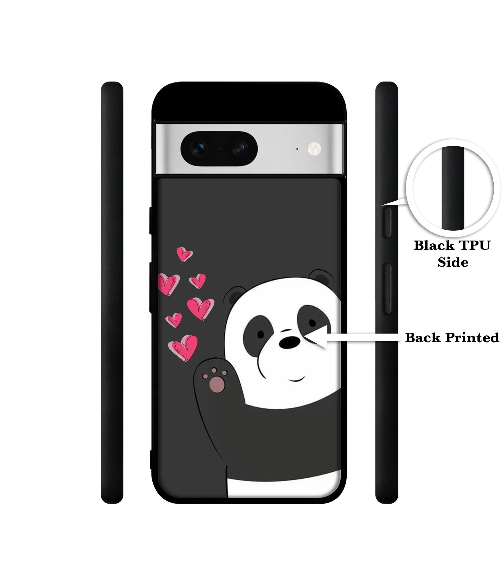 Love Panda Designer 2D Printed Back Case Cover for Google Pixel 7 5G