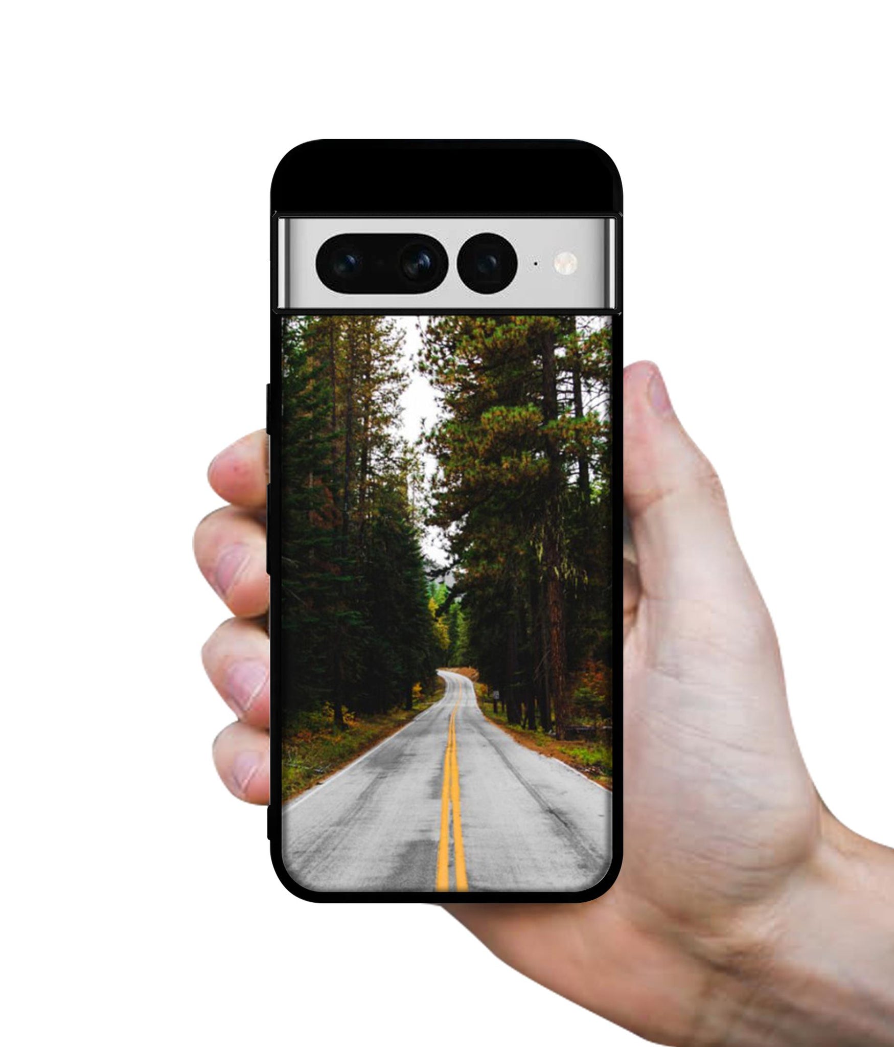 Road Photo Designer 2D Printed Back Case Cover for Google Pixel 7 Pro 5G