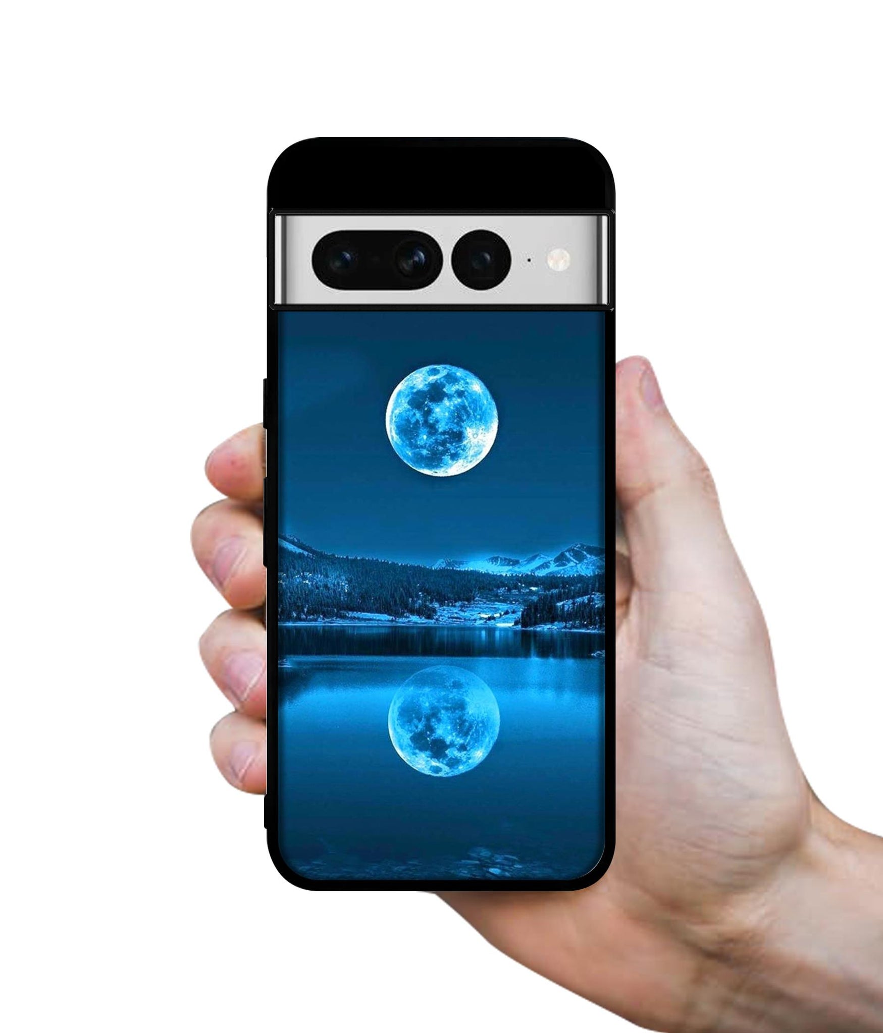 Awesome Moon Designer 2D Printed Back Case Cover for Google Pixel 7 Pro 5G