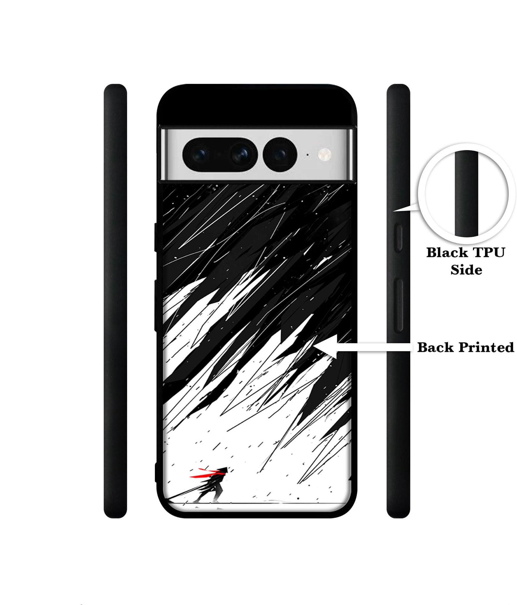 Geometric Strom Designer 2D Printed Back Case Cover for Google Pixel 7 Pro 5G