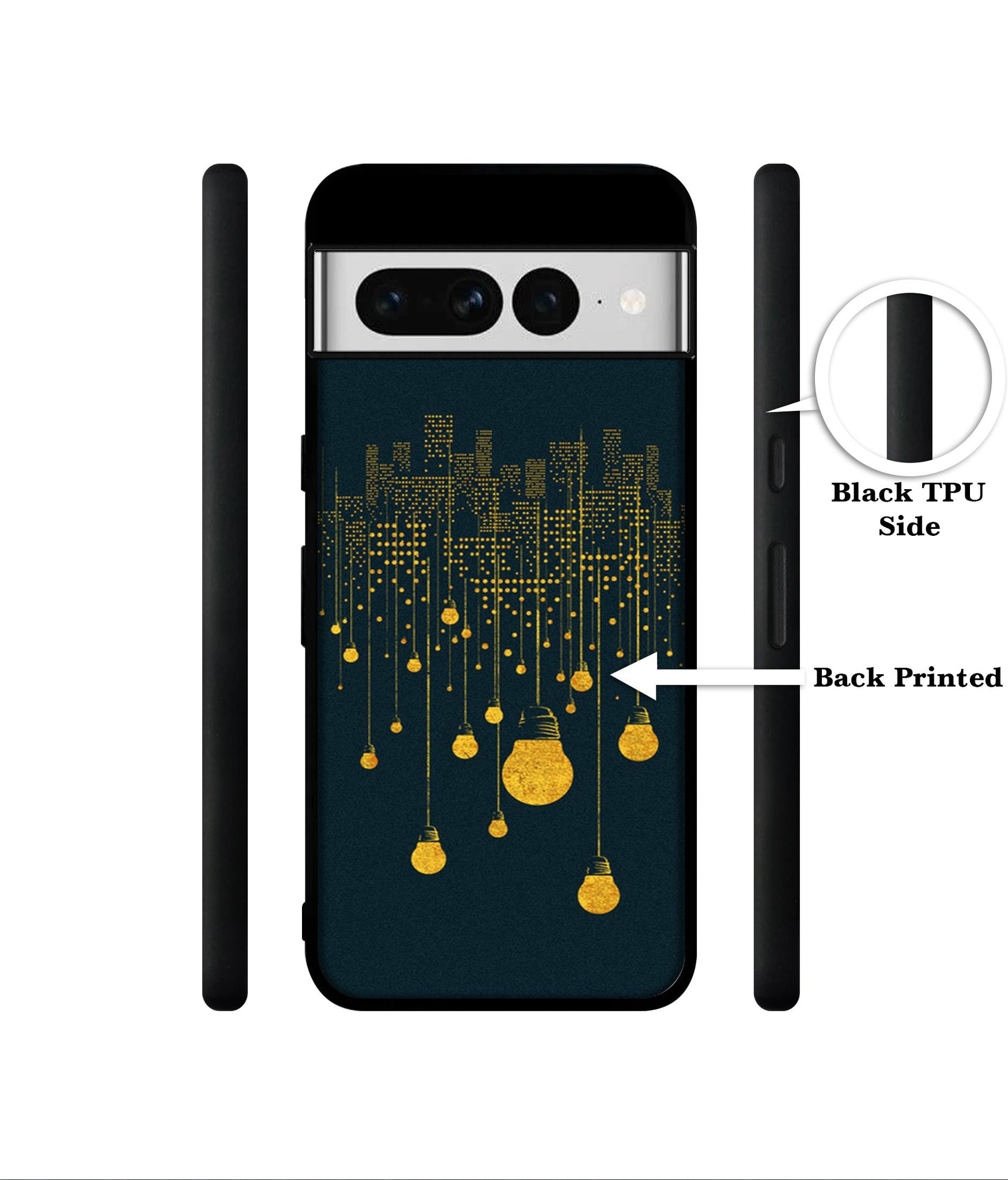 City Light Pattern Designer 2D Printed Back Case Cover for Google Pixel 7 Pro 5G