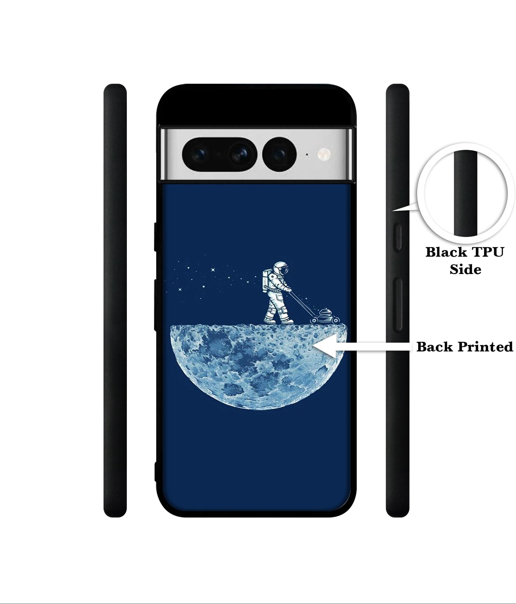 Moon Walk Designer 2D Printed Back Case Cover for Google Pixel 7 Pro 5G