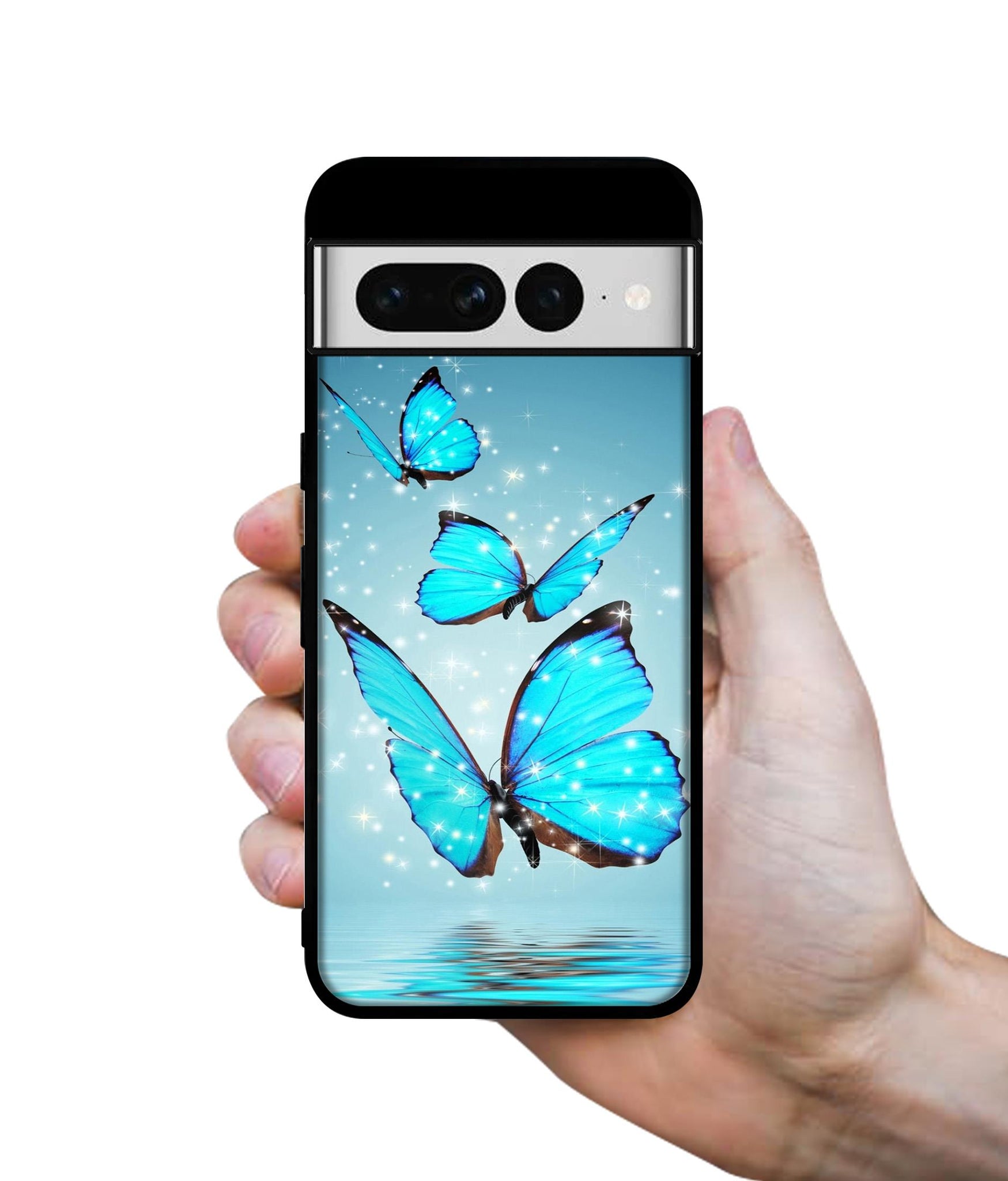 Flying Butterflies Designer 2D Printed Back Case Cover for Google Pixel 7 Pro 5G