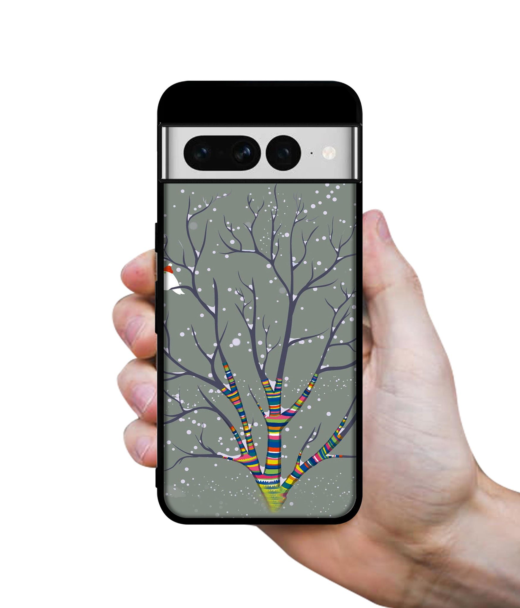 Winter Pattern Print Designer 2D Printed Back Case Cover for Google Pixel 7 Pro 5G