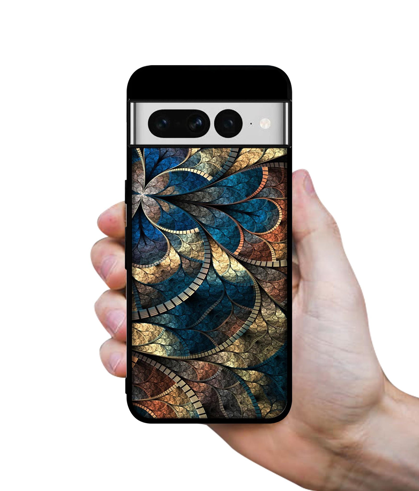 Fractional Pattern Designer 2D Printed Back Case Cover for Google Pixel 7 Pro 5G