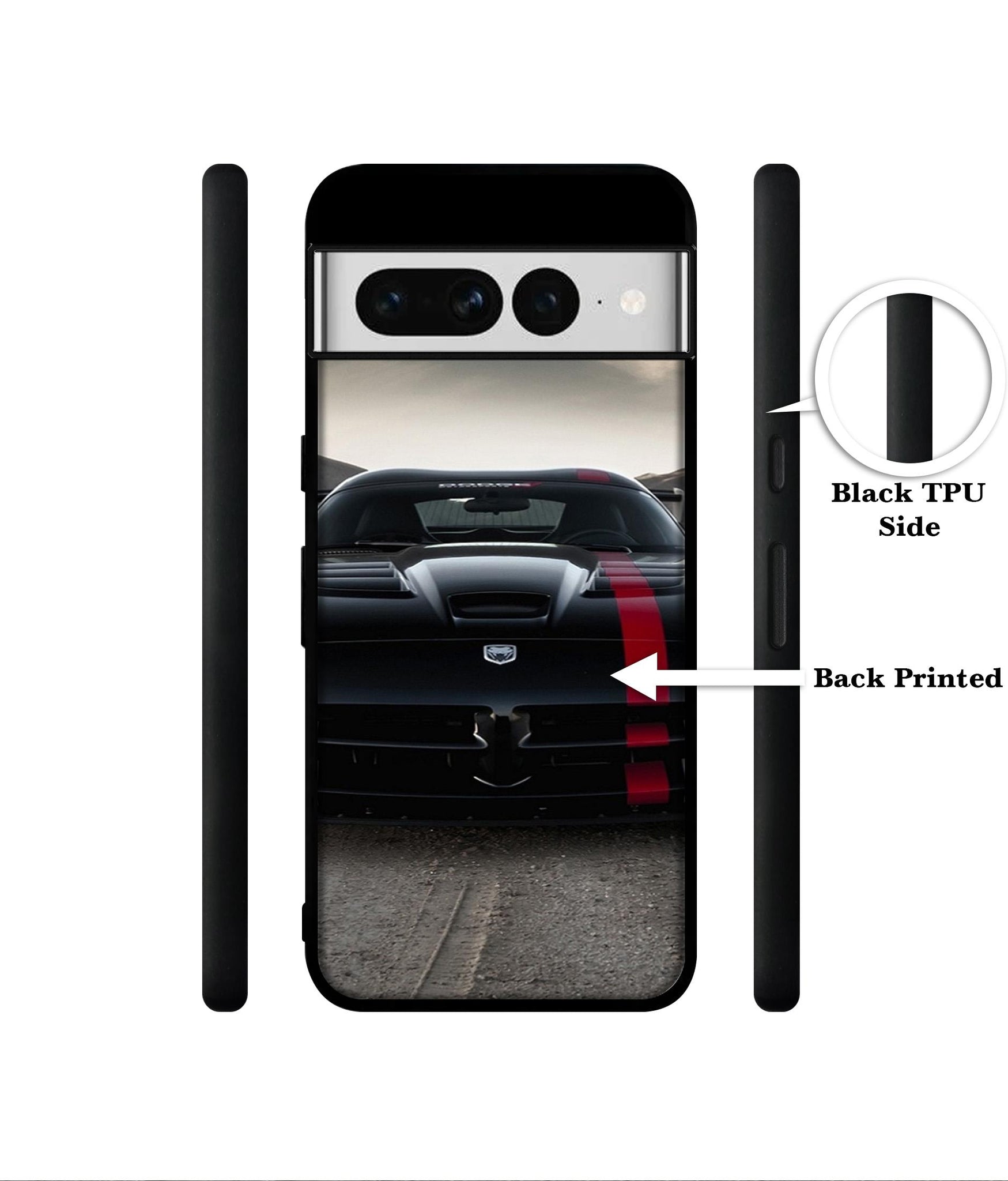Sports Car Pattern Designer 2D Printed Back Case Cover for Google Pixel 7 Pro 5G