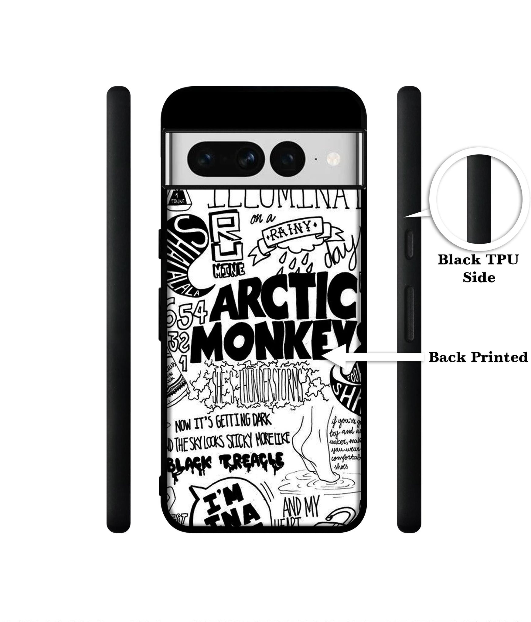 Arctic Monkeys Pattern Designer 2D Printed Back Case Cover for Google Pixel 7 Pro 5G