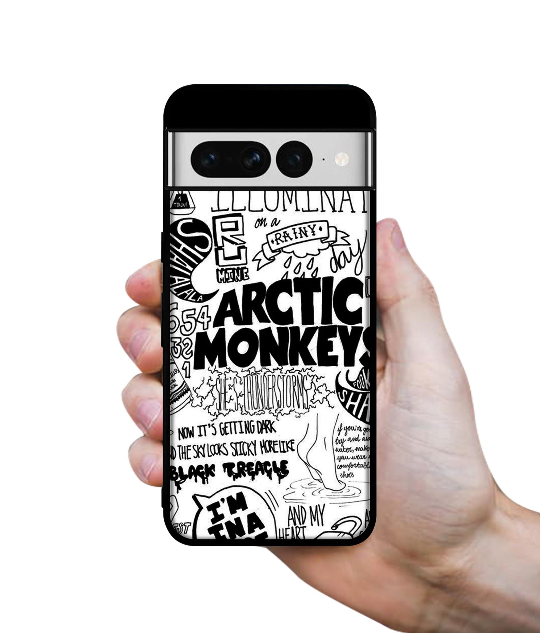 Arctic Monkeys Pattern Designer 2D Printed Back Case Cover for Google Pixel 7 Pro 5G