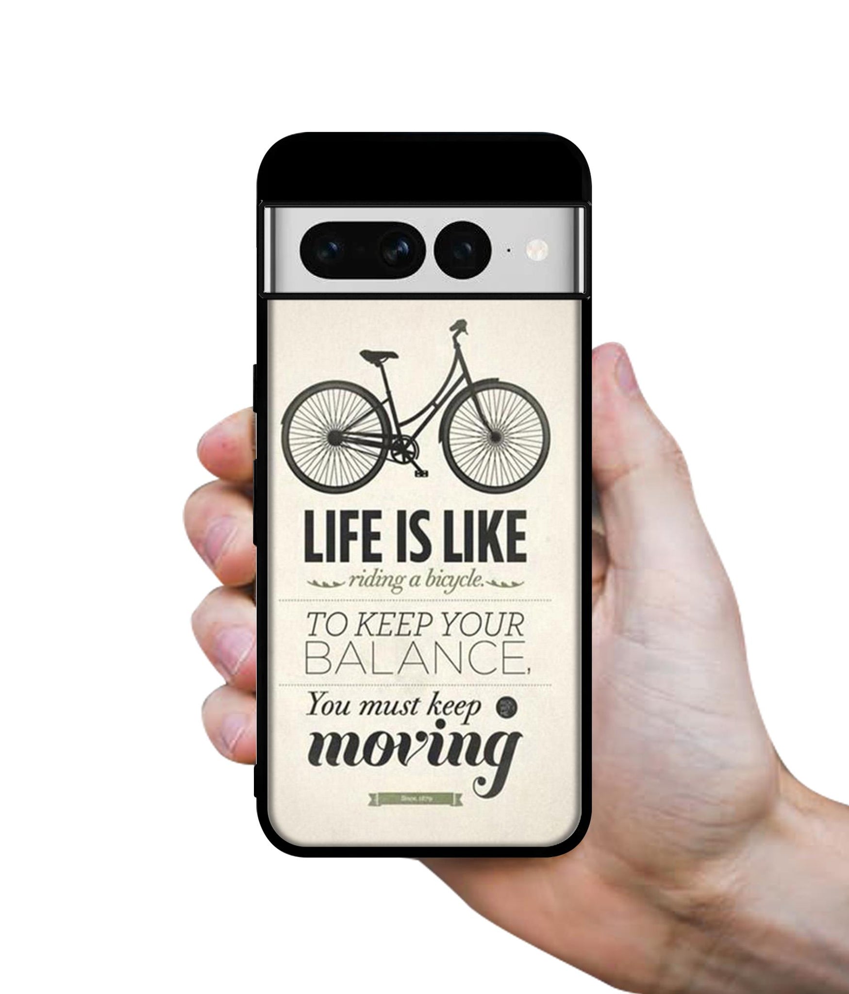 Life is Like Moving Designer 2D Printed Back Case Cover for Google Pixel 7 Pro 5G