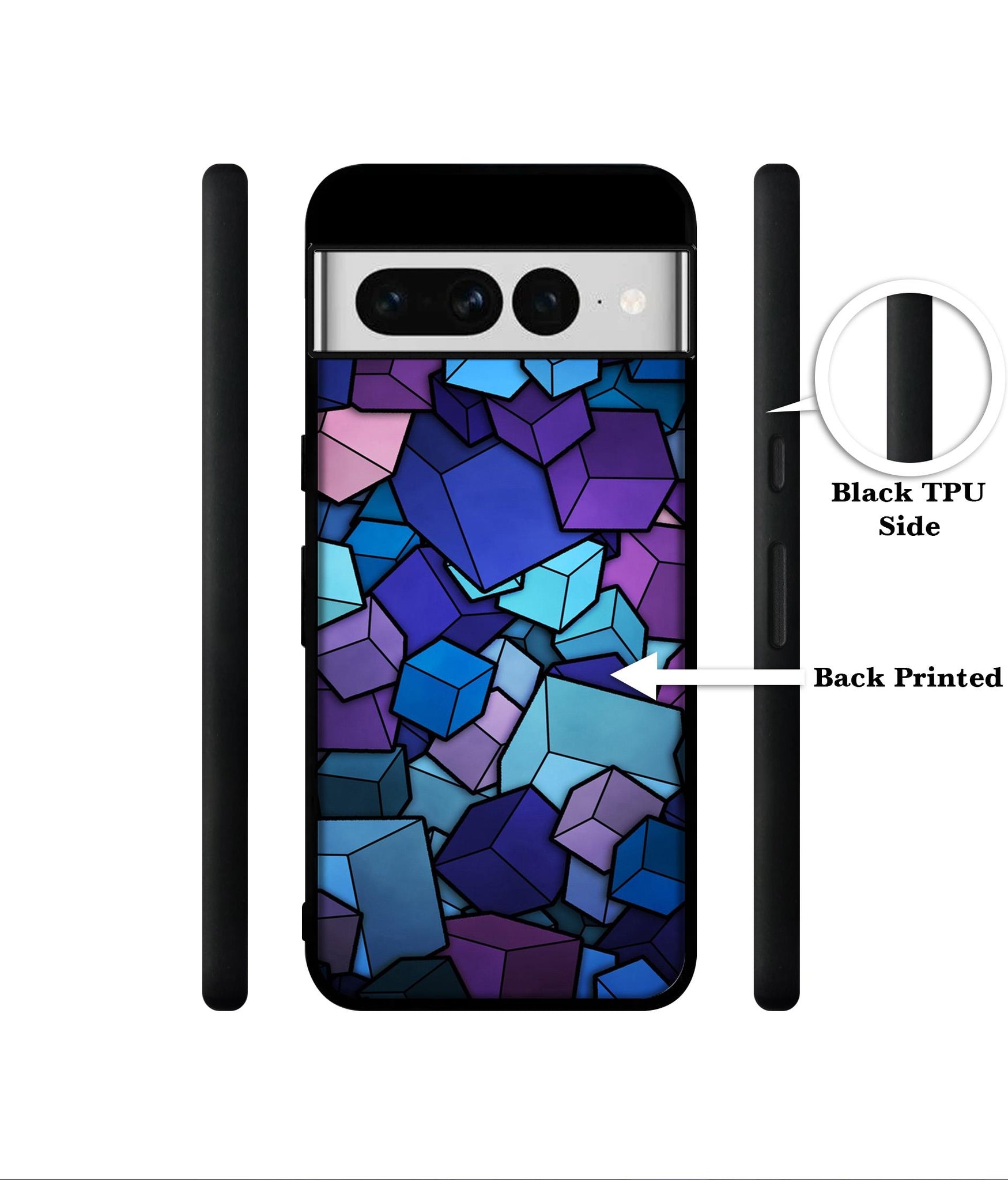 Color Box Designer 2D Printed Back Case Cover for Google Pixel 7 Pro 5G