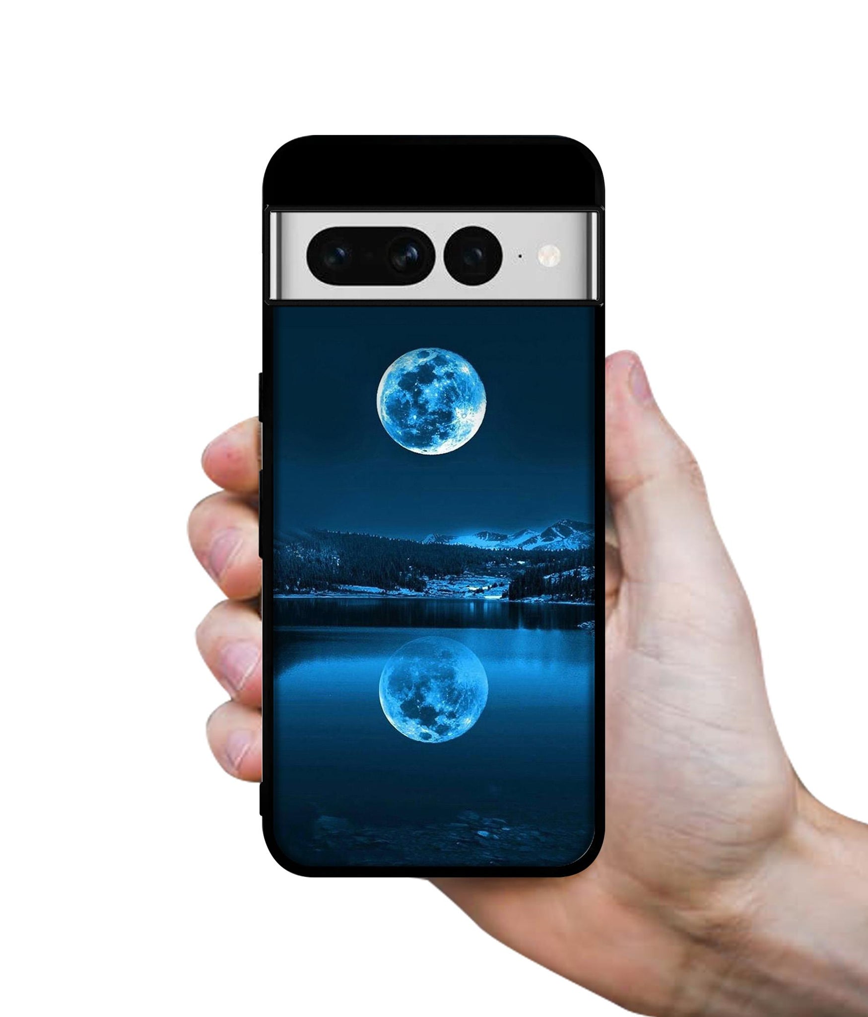 Moon Pattern Print Designer 2D Printed Back Case Cover for Google Pixel 7 Pro 5G