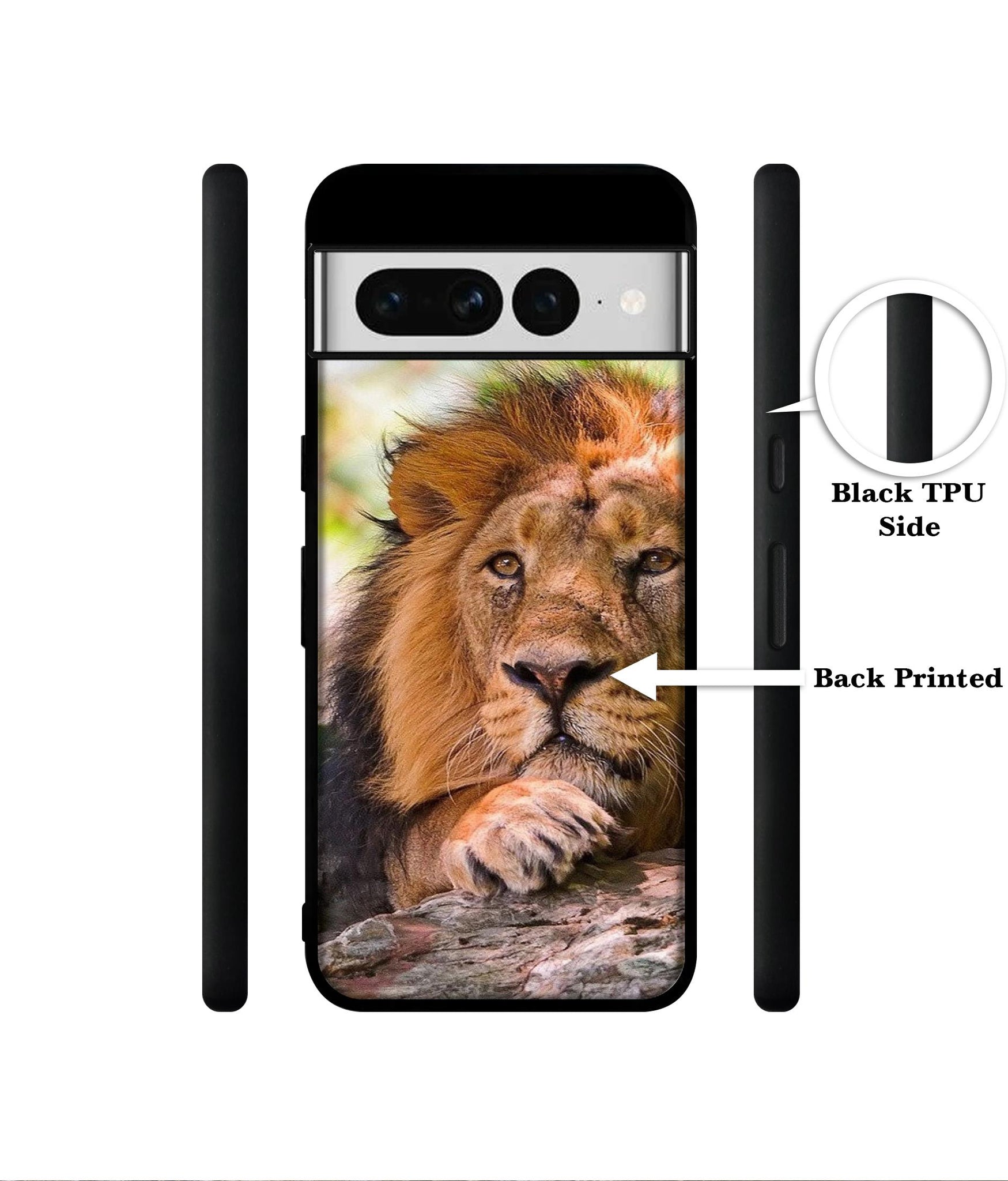 Tiger Pattern Print Designer 2D Printed Back Case Cover for Google Pixel 7 Pro 5G