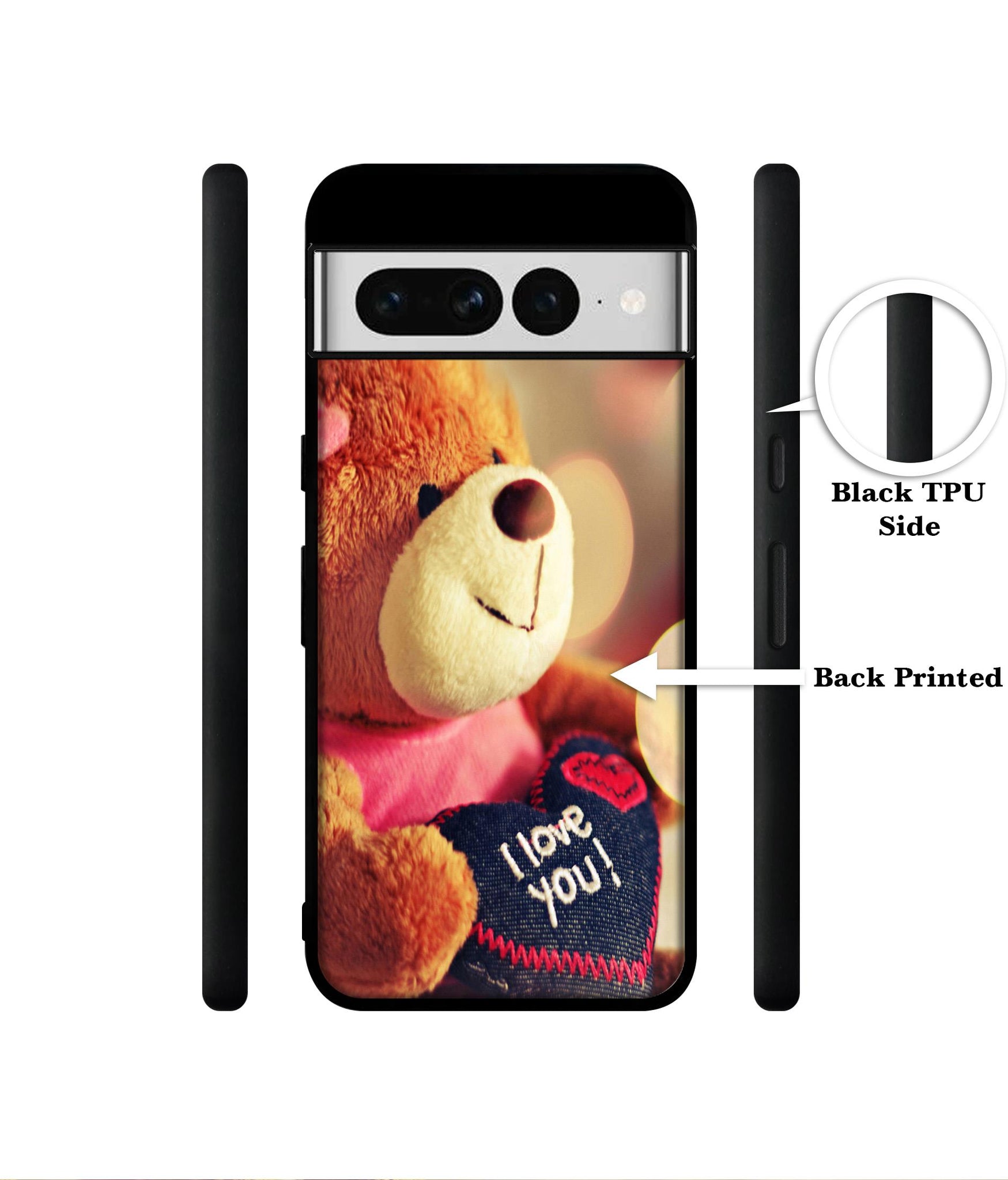 Teddy Bear Designer 2D Printed Back Case Cover for Google Pixel 7 Pro 5G